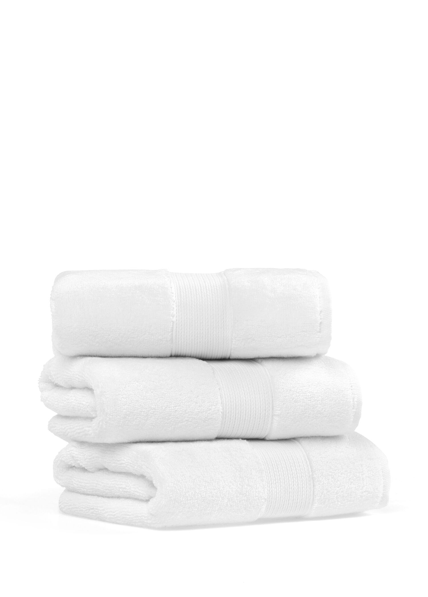 Alston Fibroluxe® White Pamuklu Tekli Banyo Havlusu 70 x 140 cm