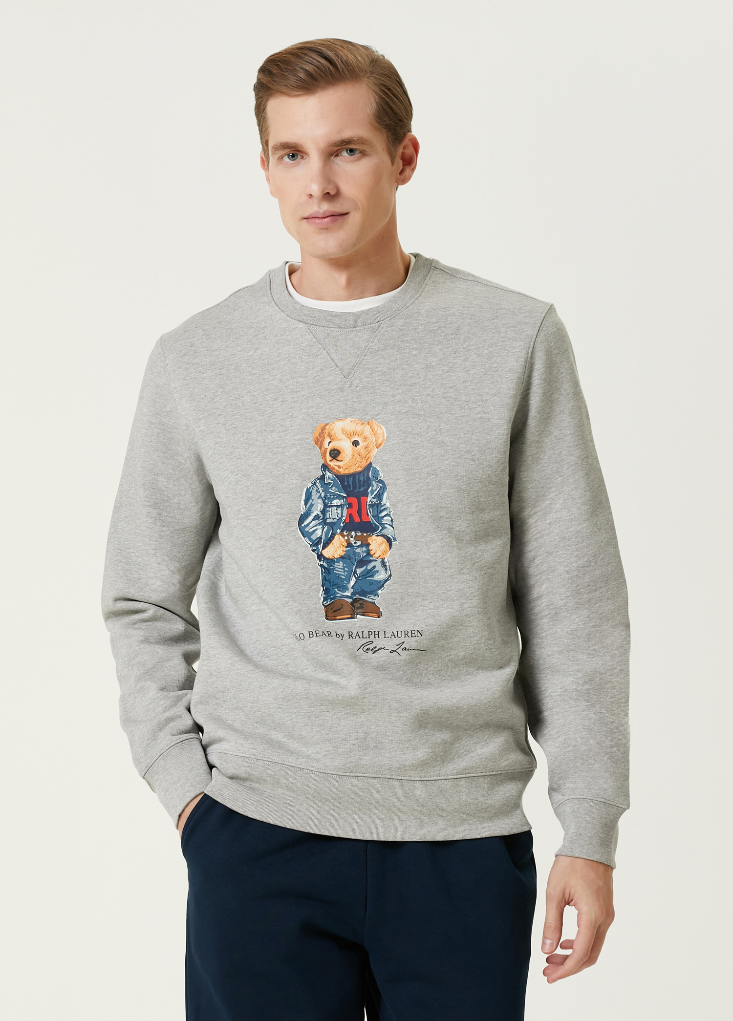 Polo Bear Gri Sweatshirt