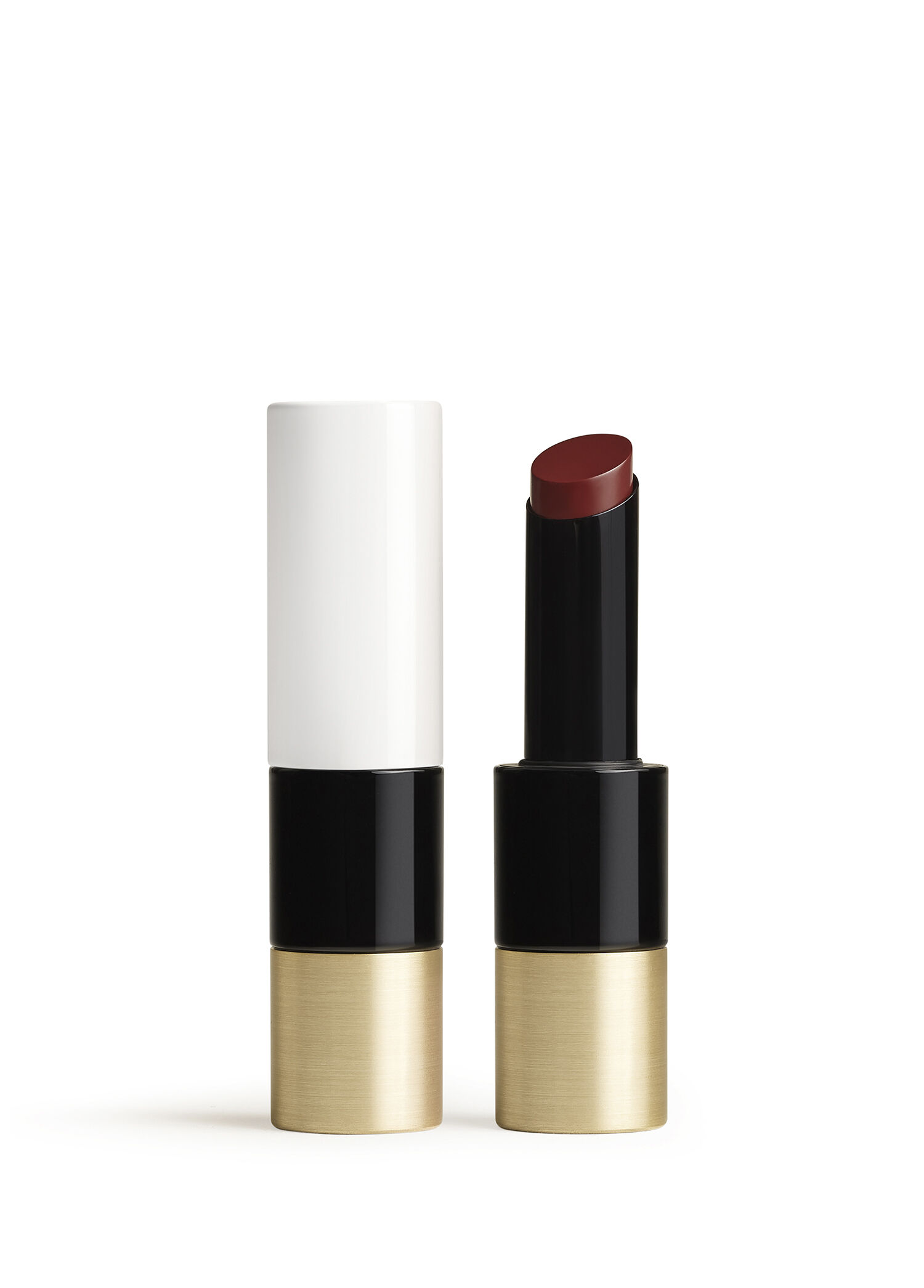 Rouge Hermès Silky Lipstick Shine 87 Brun Sellier
