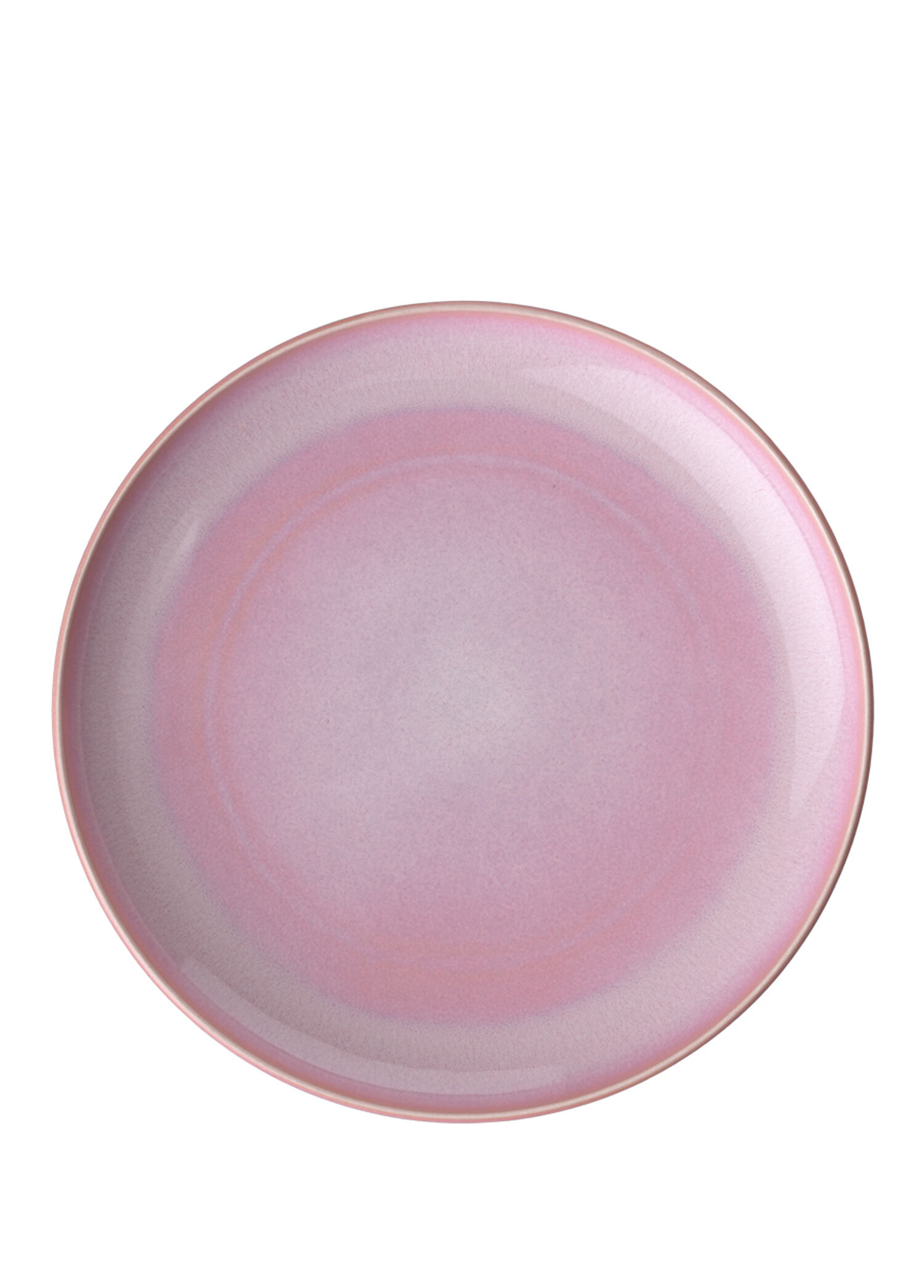 Perlemor Coral Pembe Porselen Yemek Tabağı 27 cm