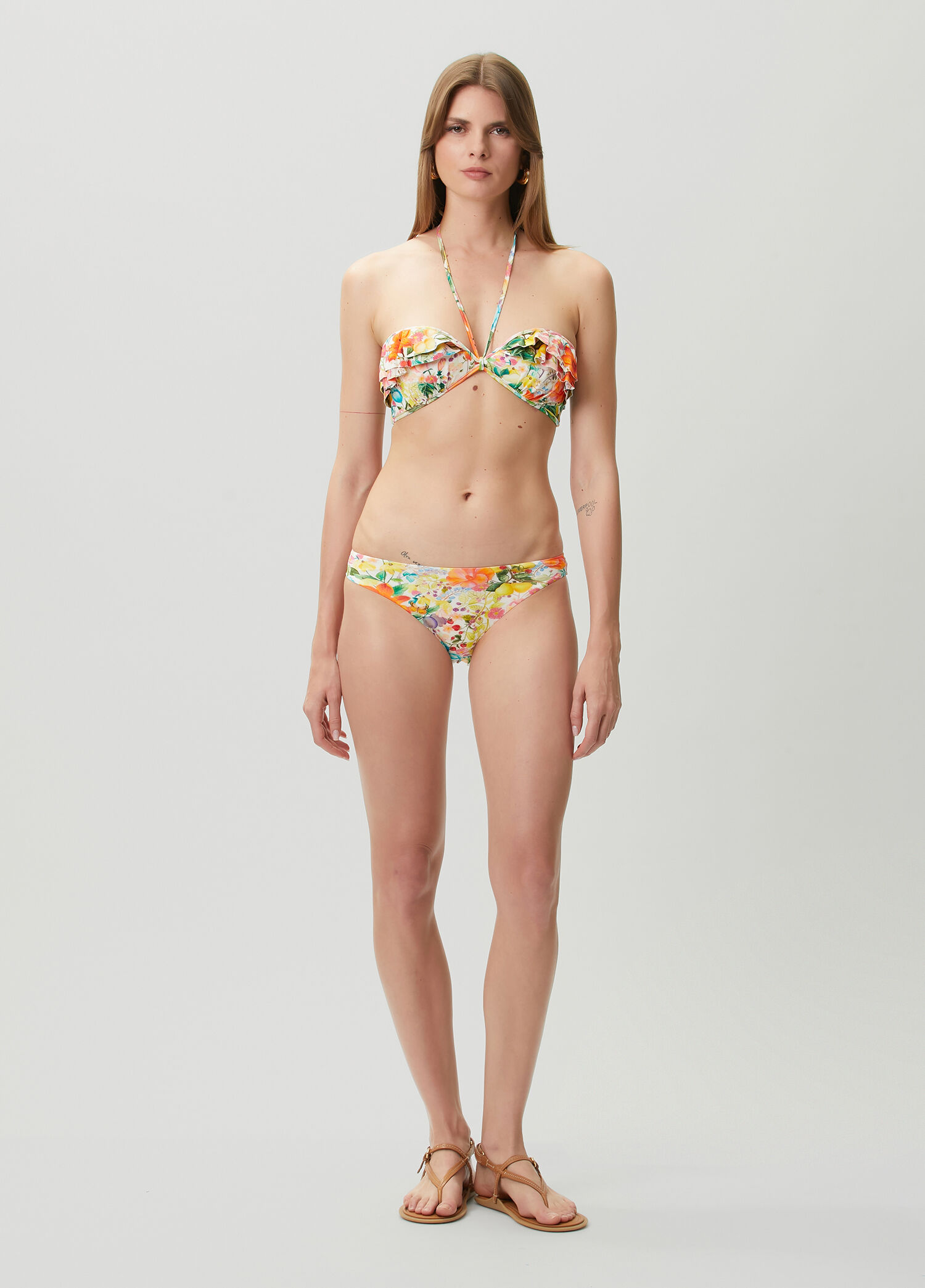 Lucela Çiçekli Bikini Altı
