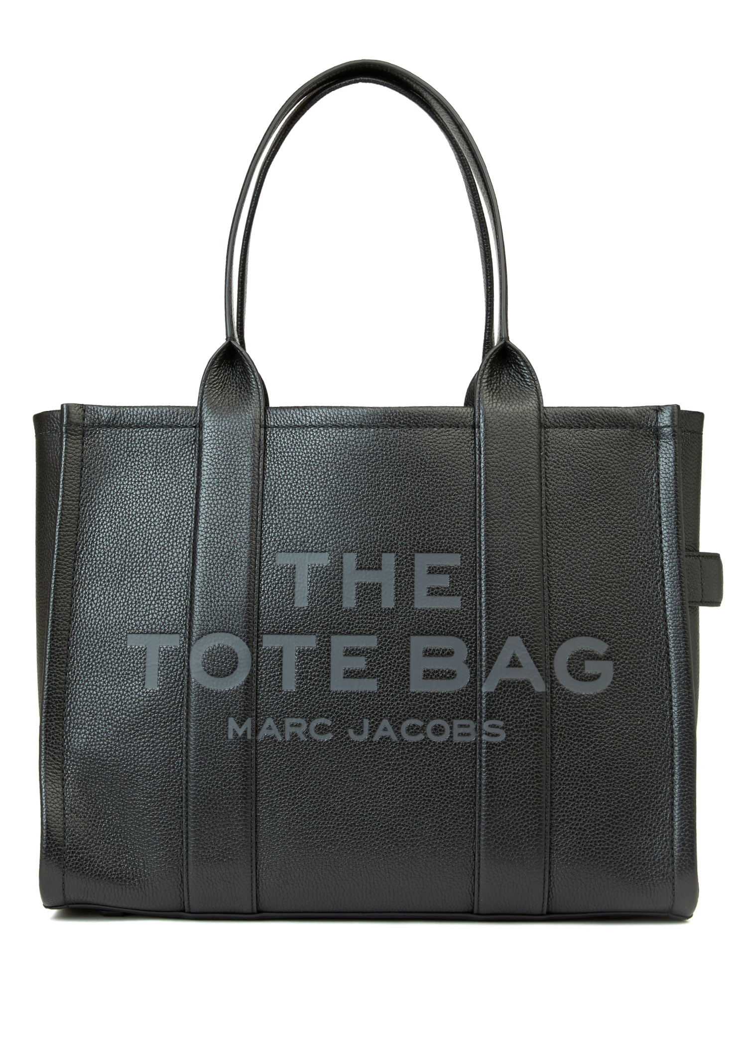 The Large Tote Siyah Kadın Deri Alışveriş Çantası