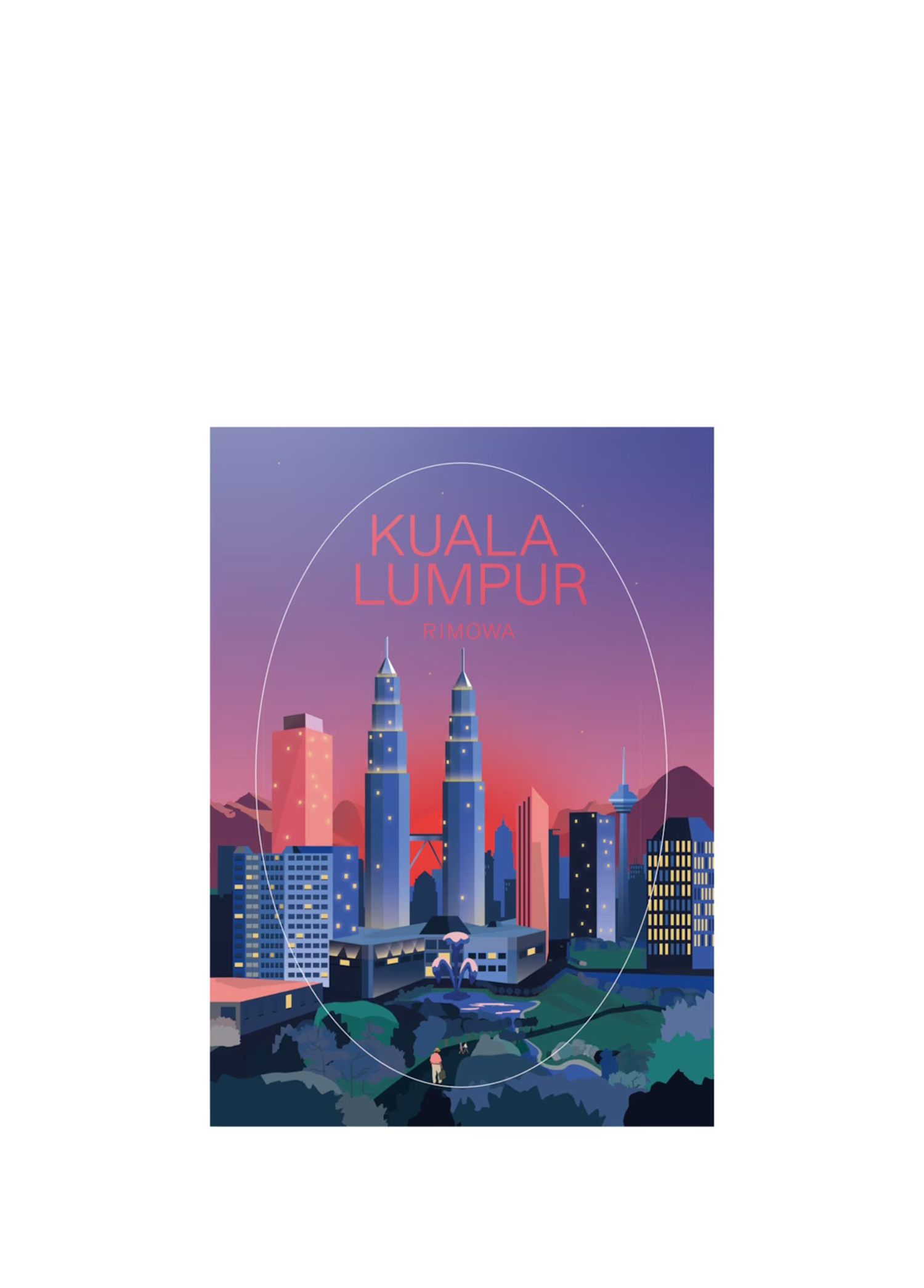 Kuala Lumpur Landmark Sticker