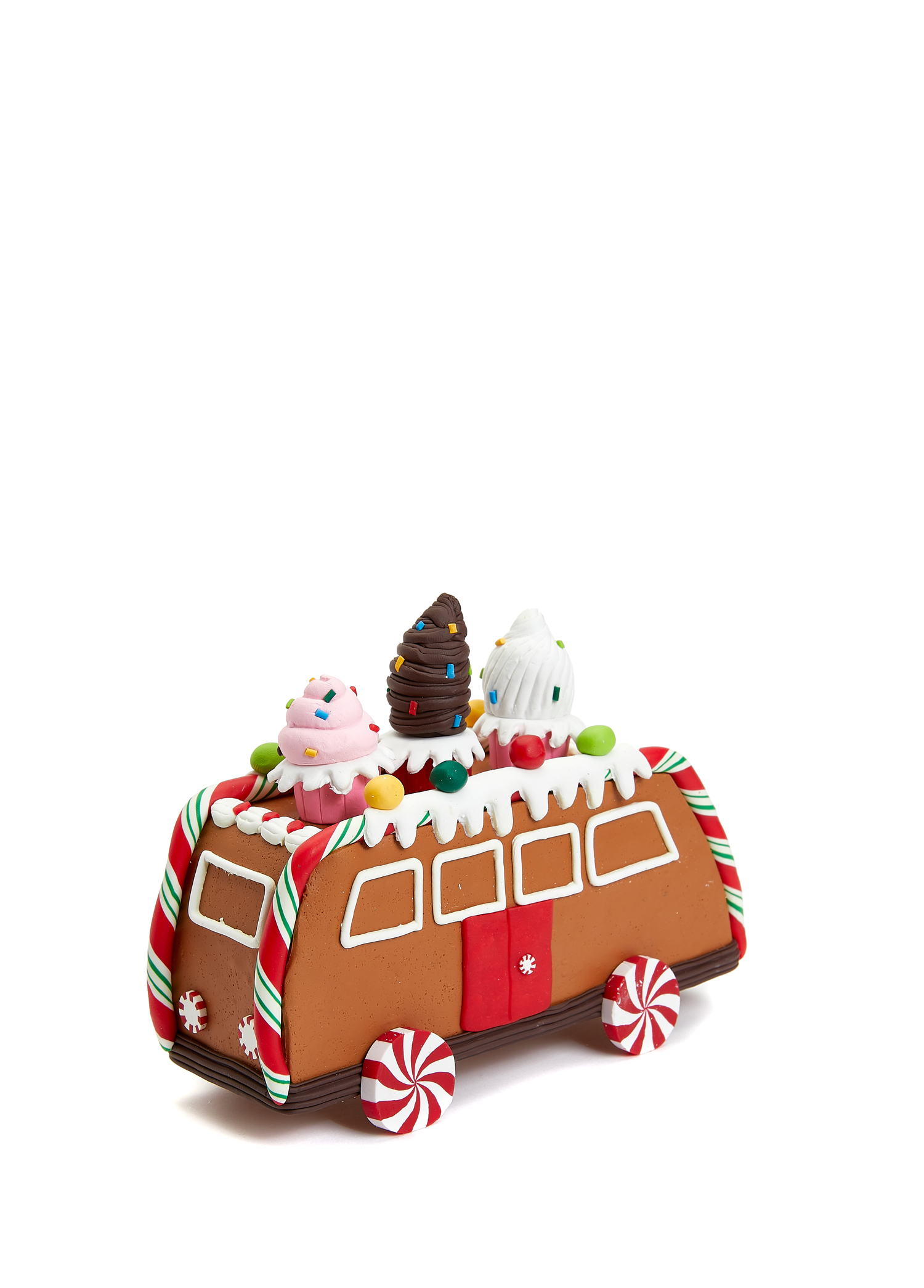 Gingerbread Karavan Formlu Yılbaşı Süsü