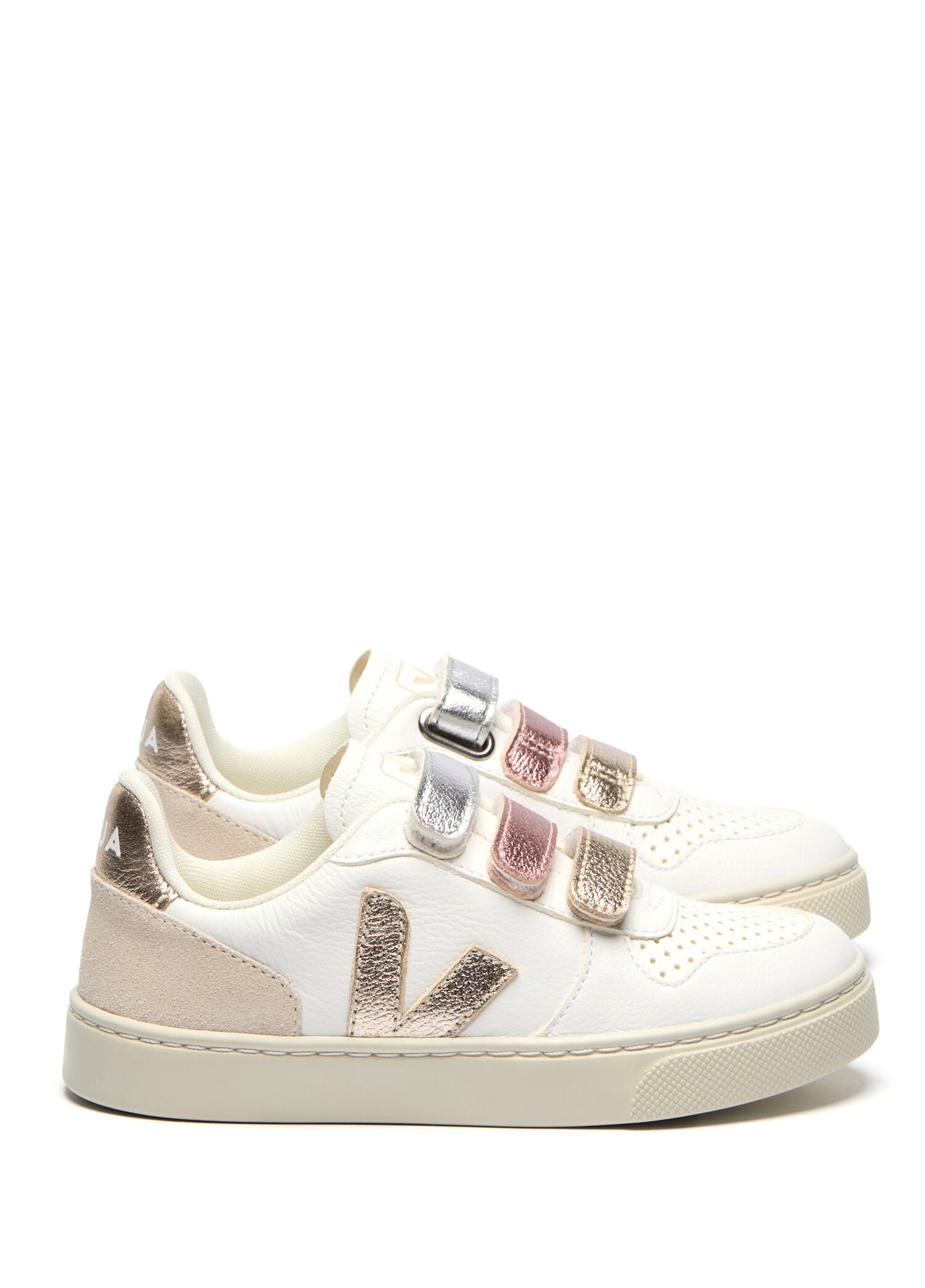 Small V-10 Chromefree Çocuk Deri Sneaker