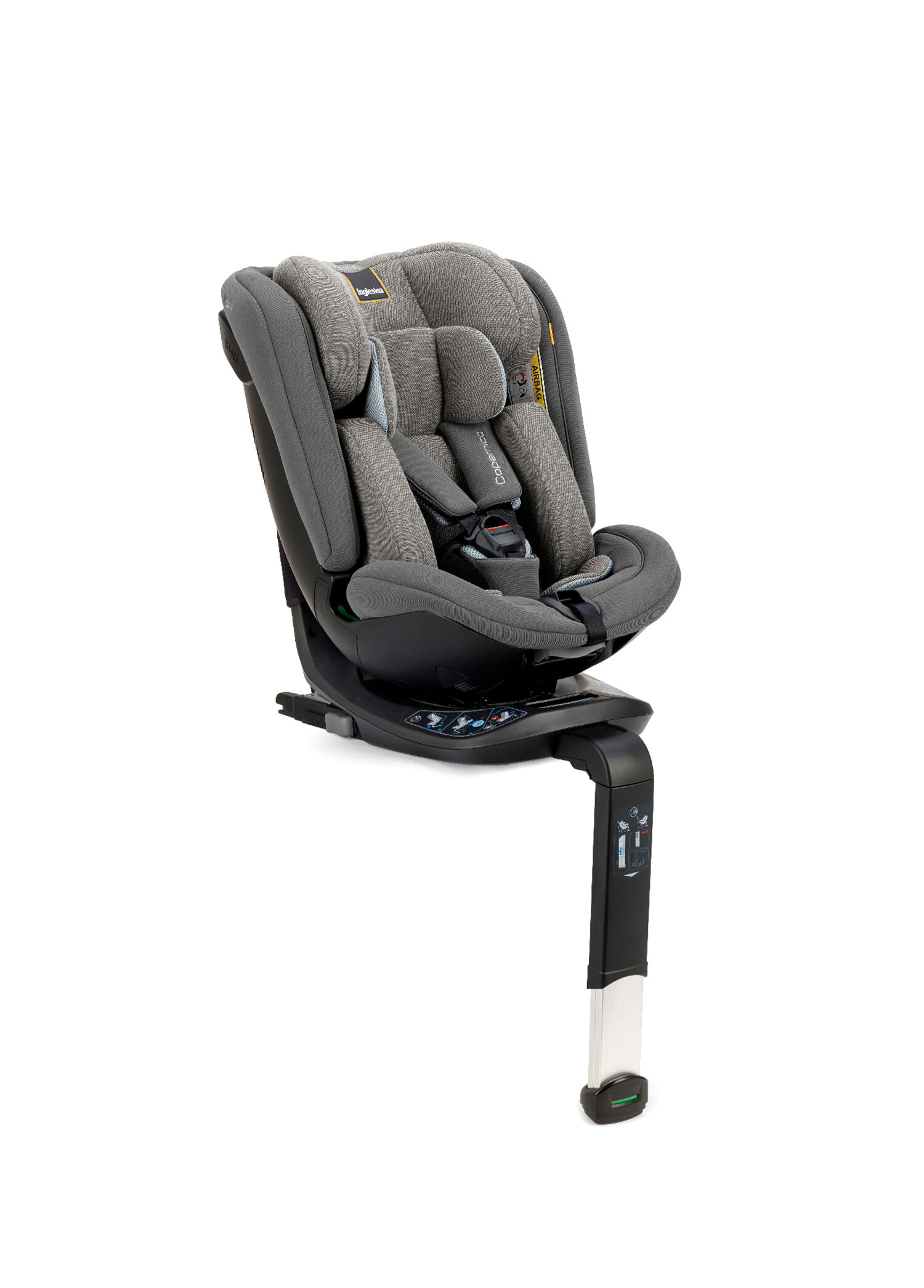 Copernico i-Size 360 Dönebilen 0-36 kg Stone Grey Bebek Oto Koltuğu