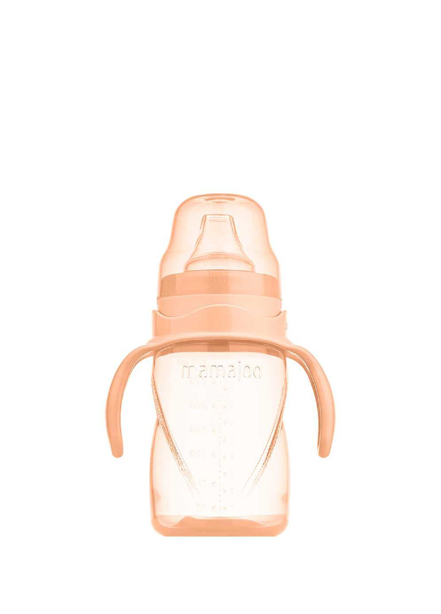 Powder Blush Turuncu Anti-Kolik Kulplu Eğitici Alıştırma Bardağı 270 ml
