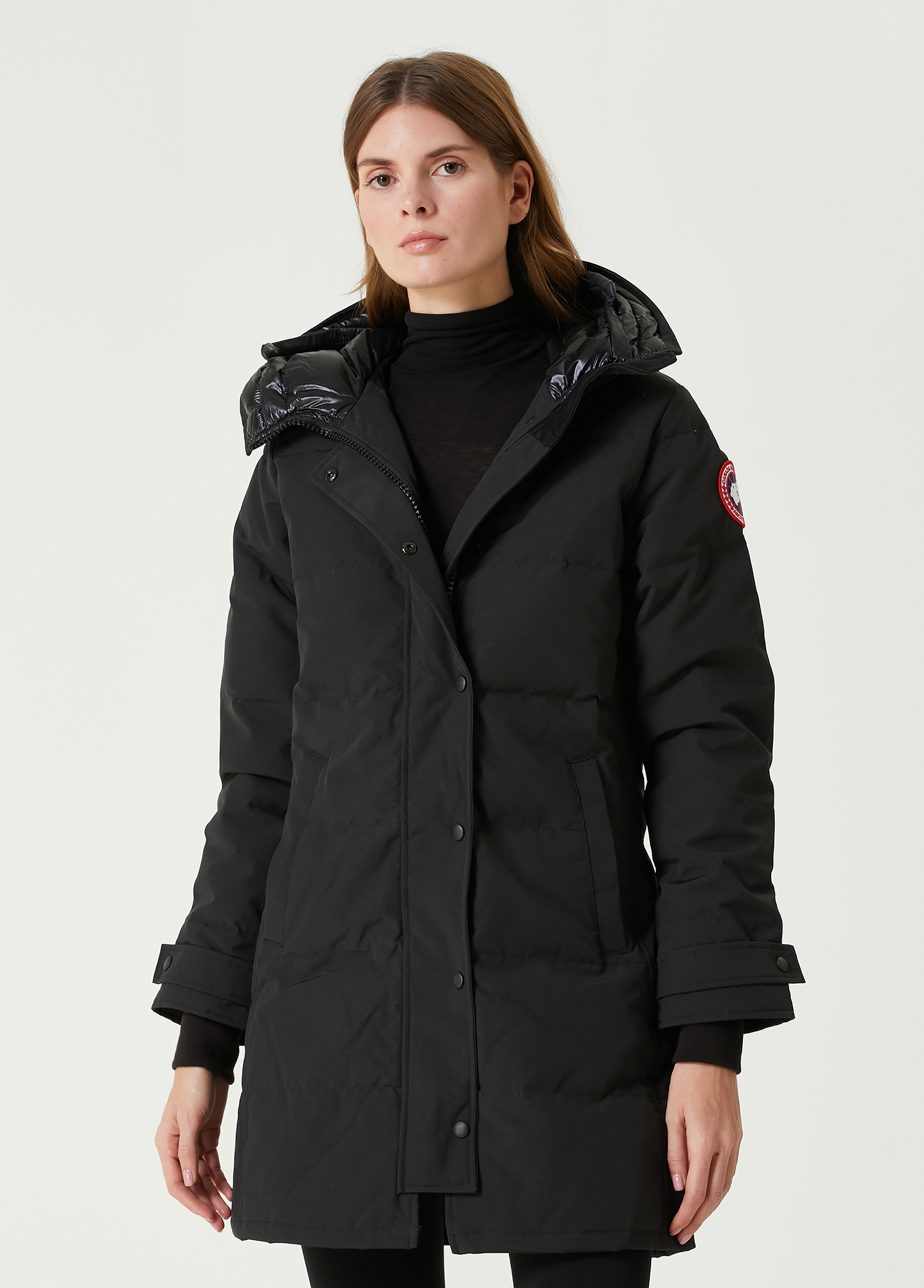 Shelburne Siyah Kapüşonlu Parka