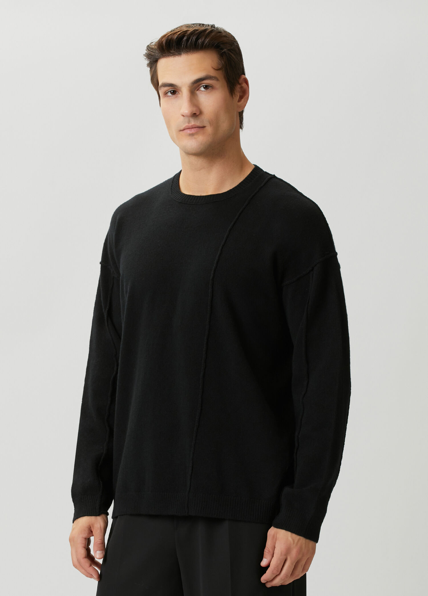 Black Wool Sweater