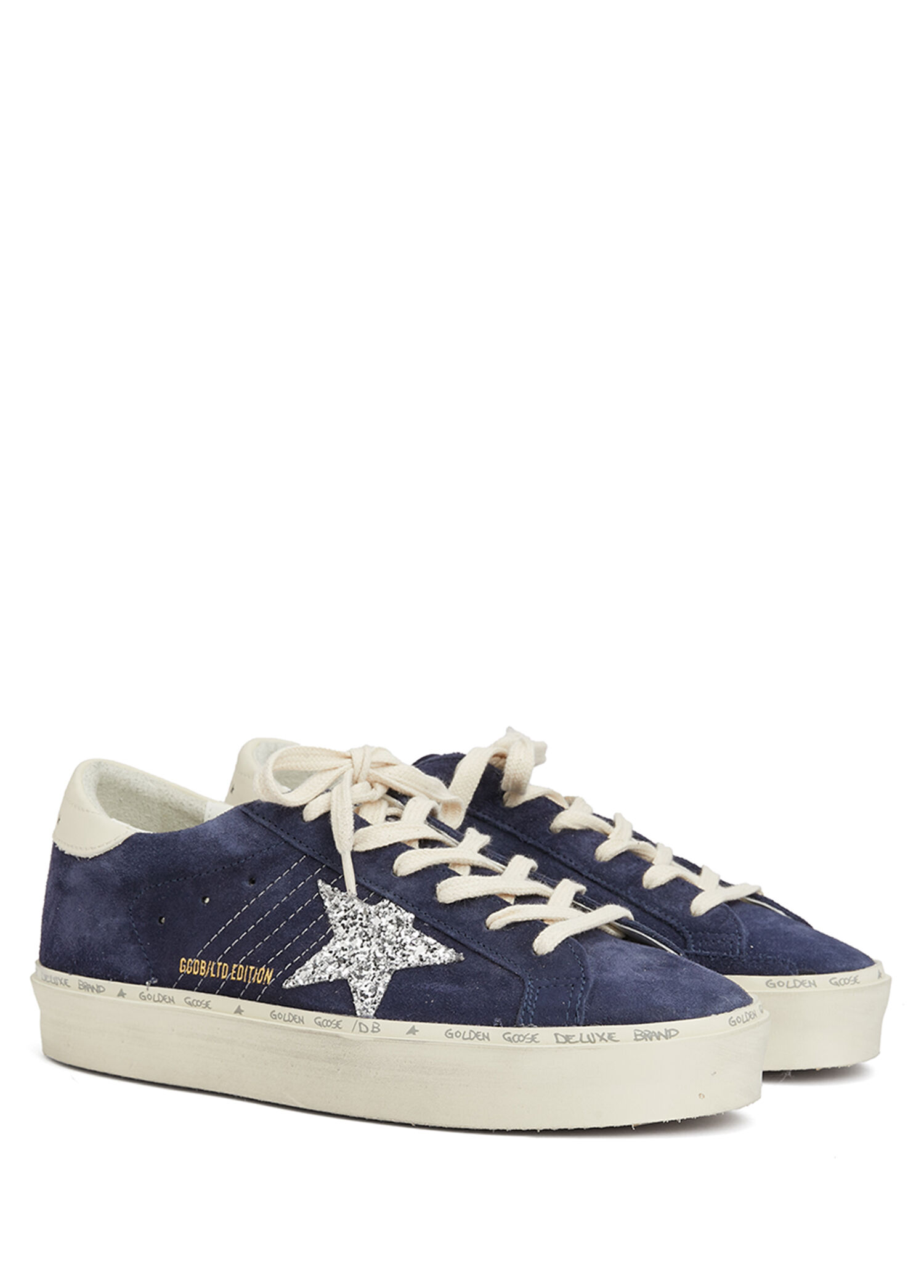 Golden Goose Lacivert Kadın Hi Star Lacivert Kadın Süet Sneaker