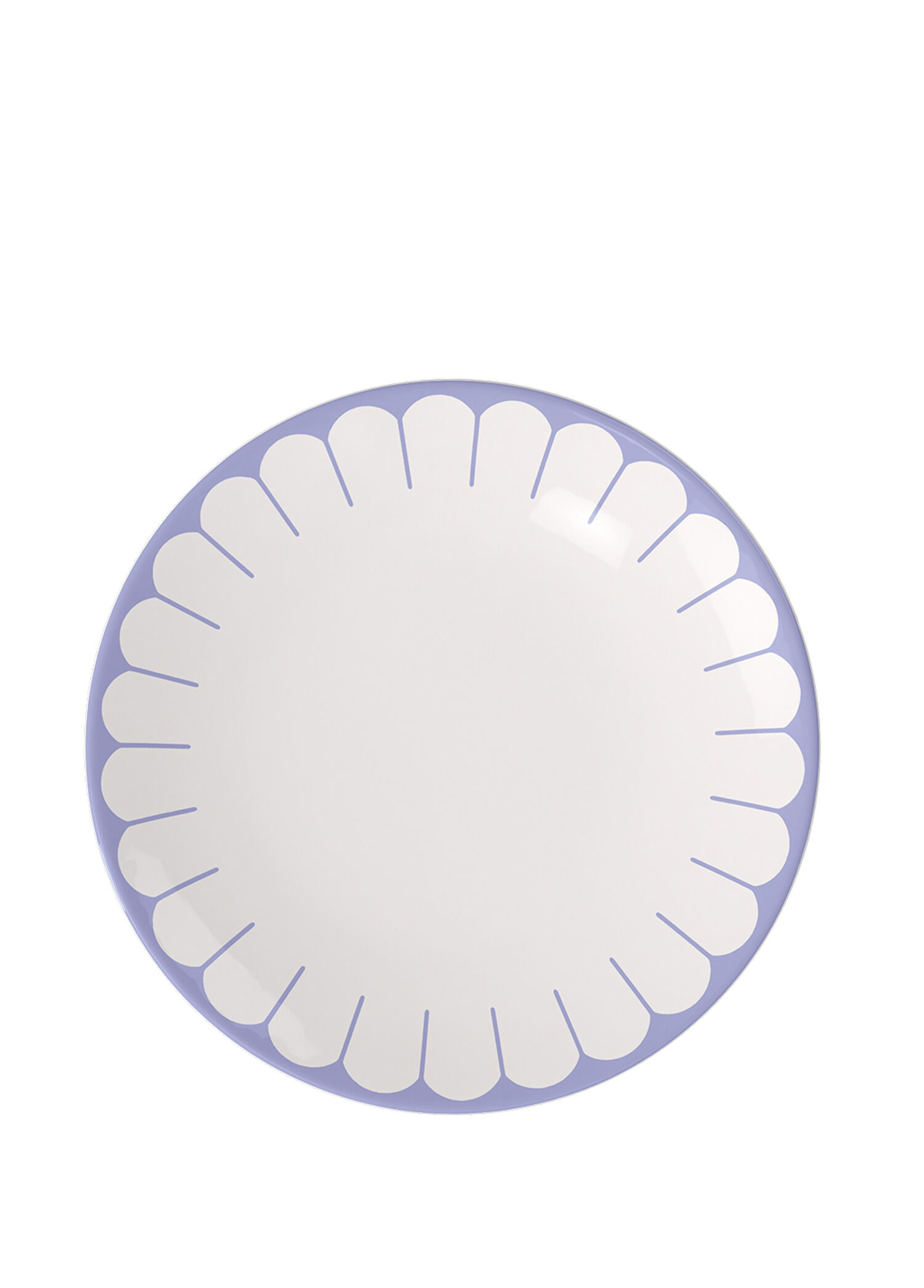 Fleur Bleu Mavi Porselen Yemek Tabağı 27 cm