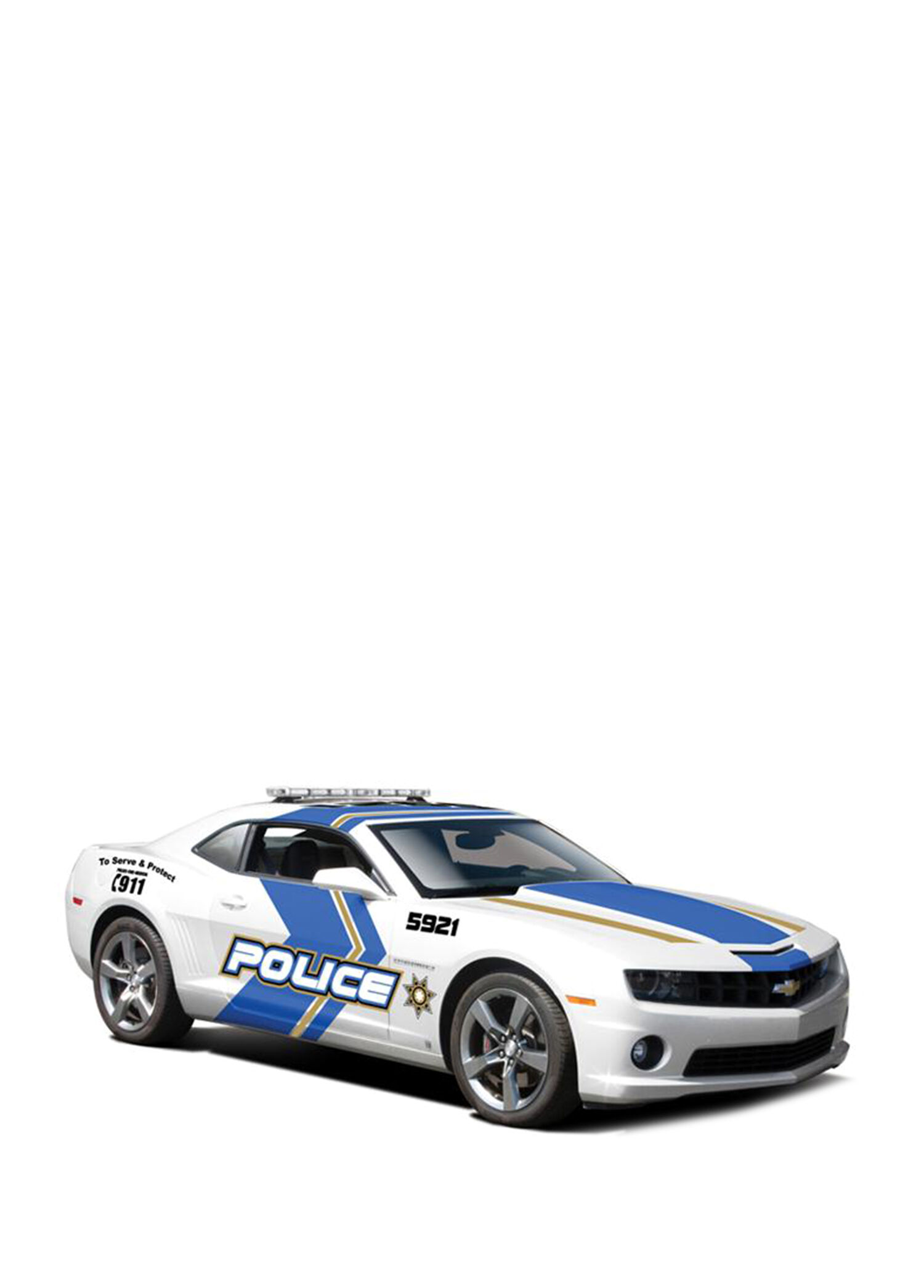 Chevrolet Camaro SS RS Police 2010 1/24 Model Araba