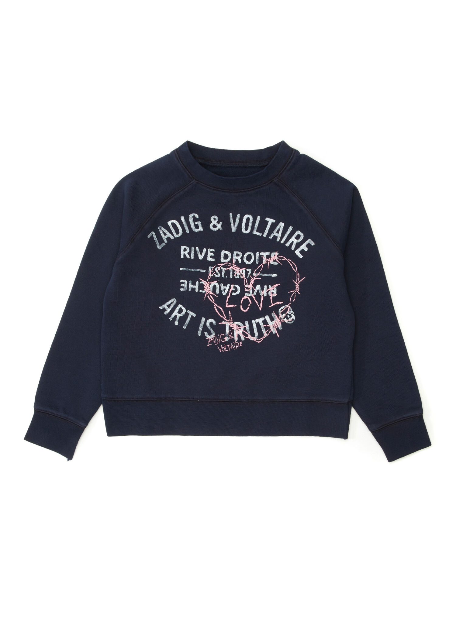 Lacivert Kız Çocuk Sweatshirt