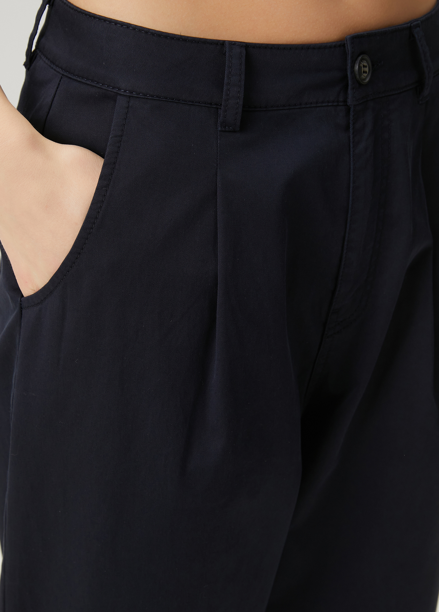 Lacivert Gabardin Chino Pantolon_4