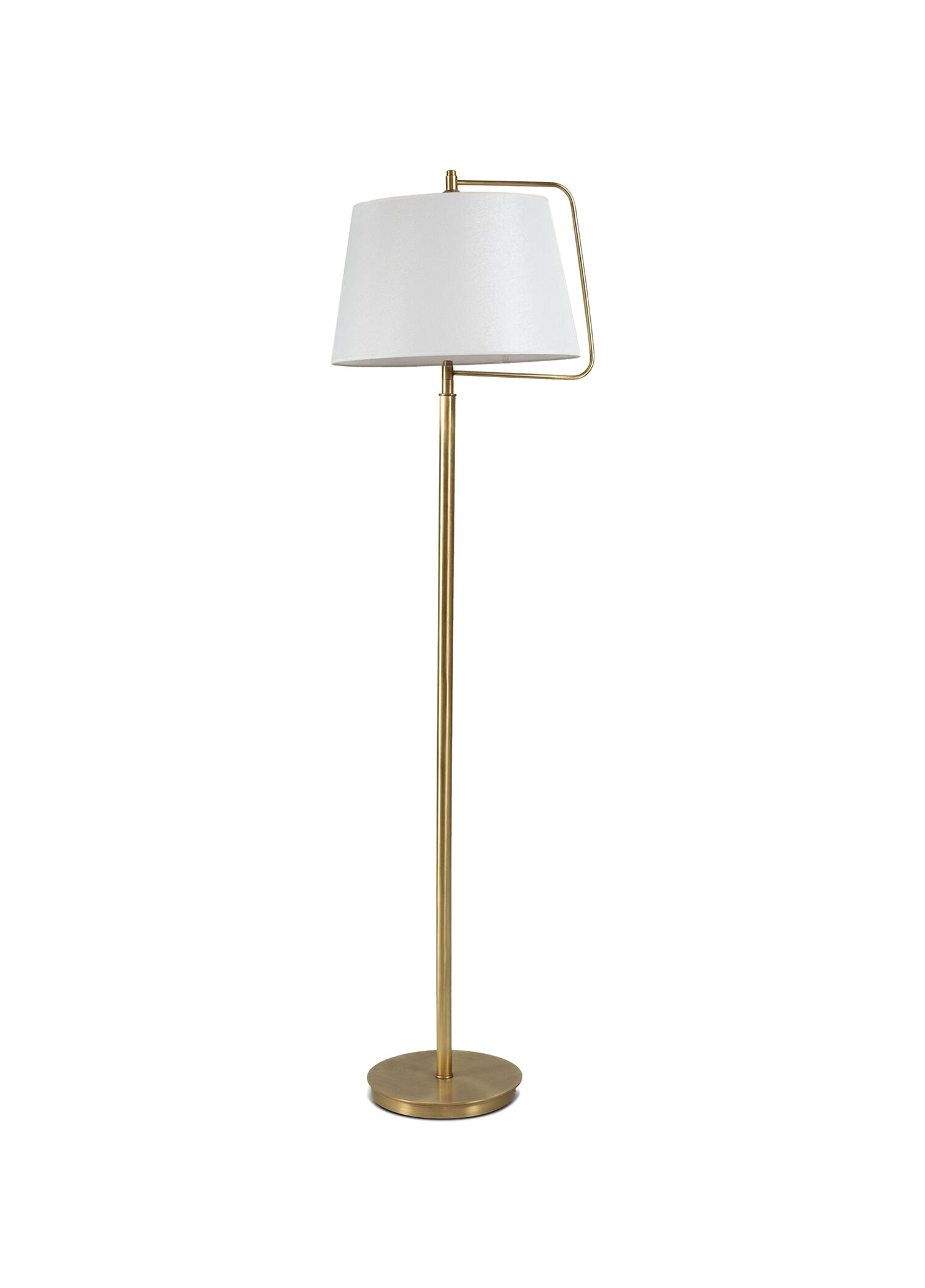 Courbe Pirinç Eskitme Metal Lambader