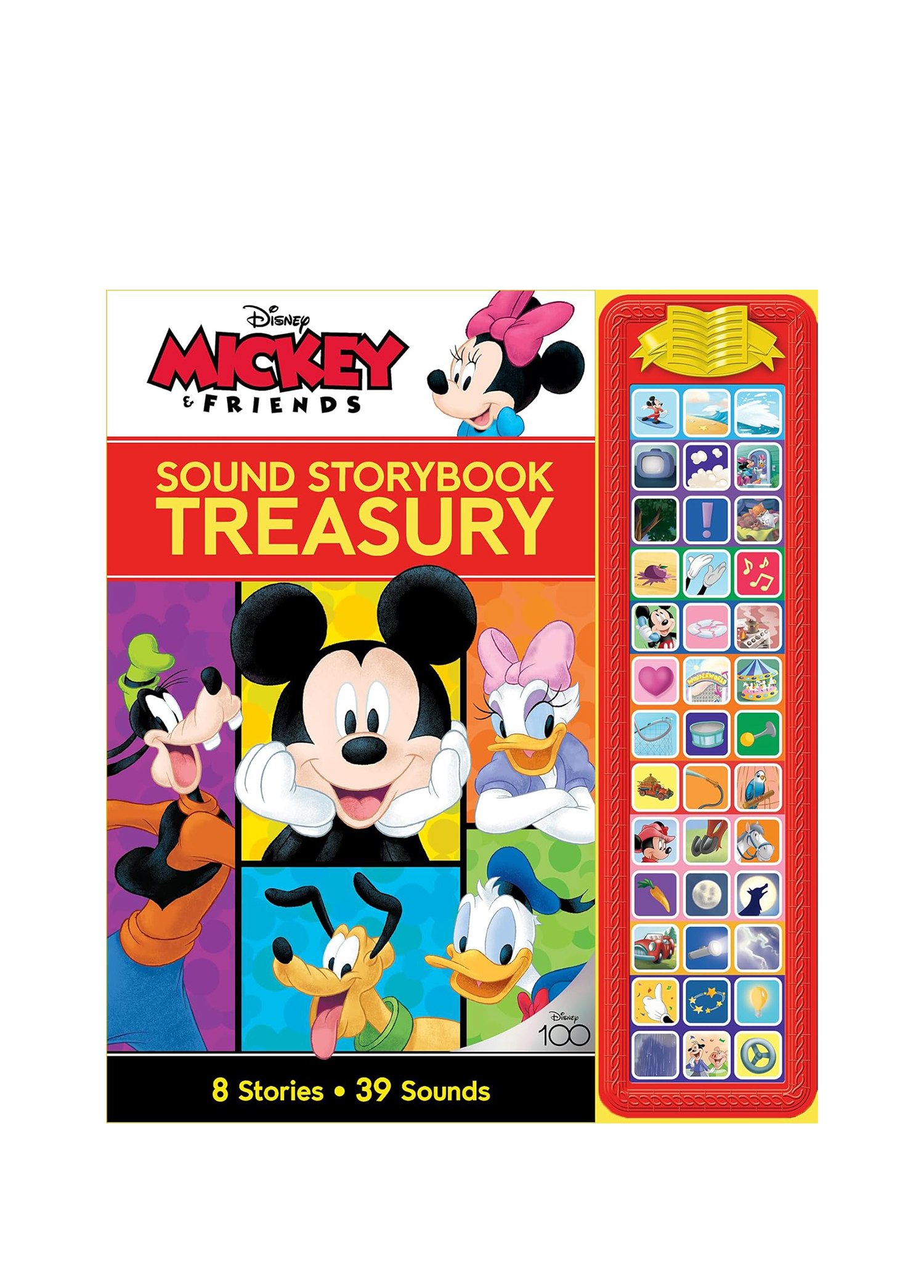 Disney Mickey Mouse & Friends: Minnie, Donald, Goofy, and More!: Sound Storybook Treasury Yabancı Dil Çocuk Kitabı