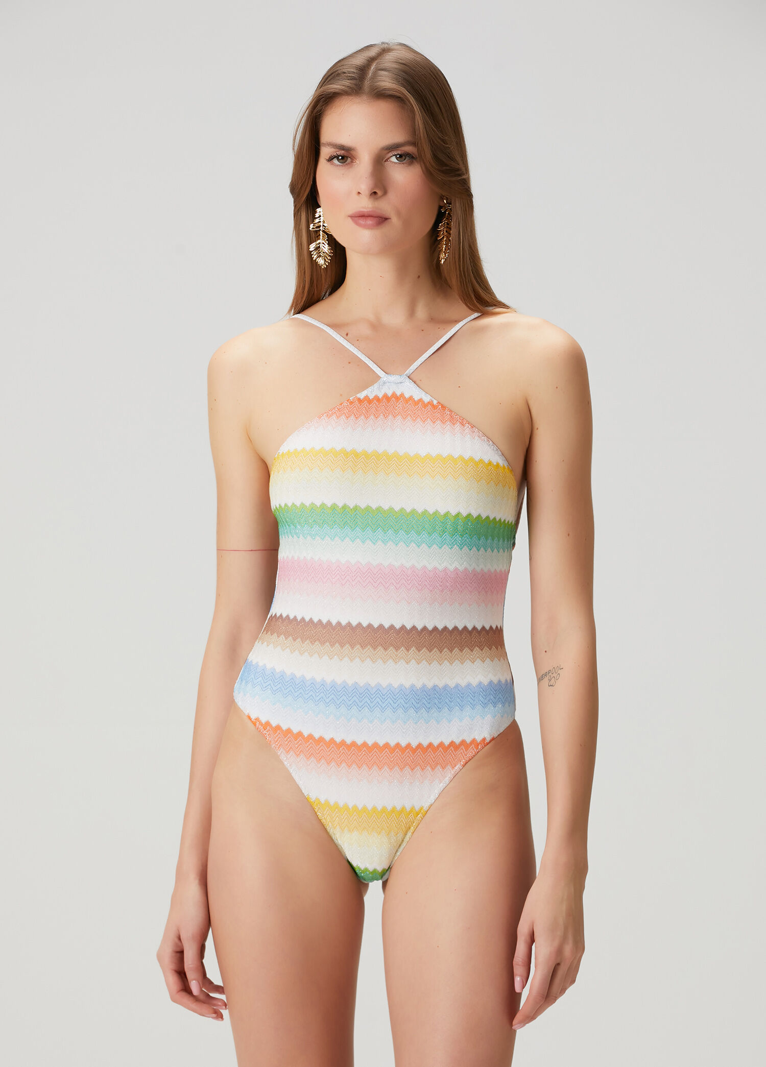 Missoni Çok Renkli Kadın Zikzak Desenli Mayo 1922660 | Beymen