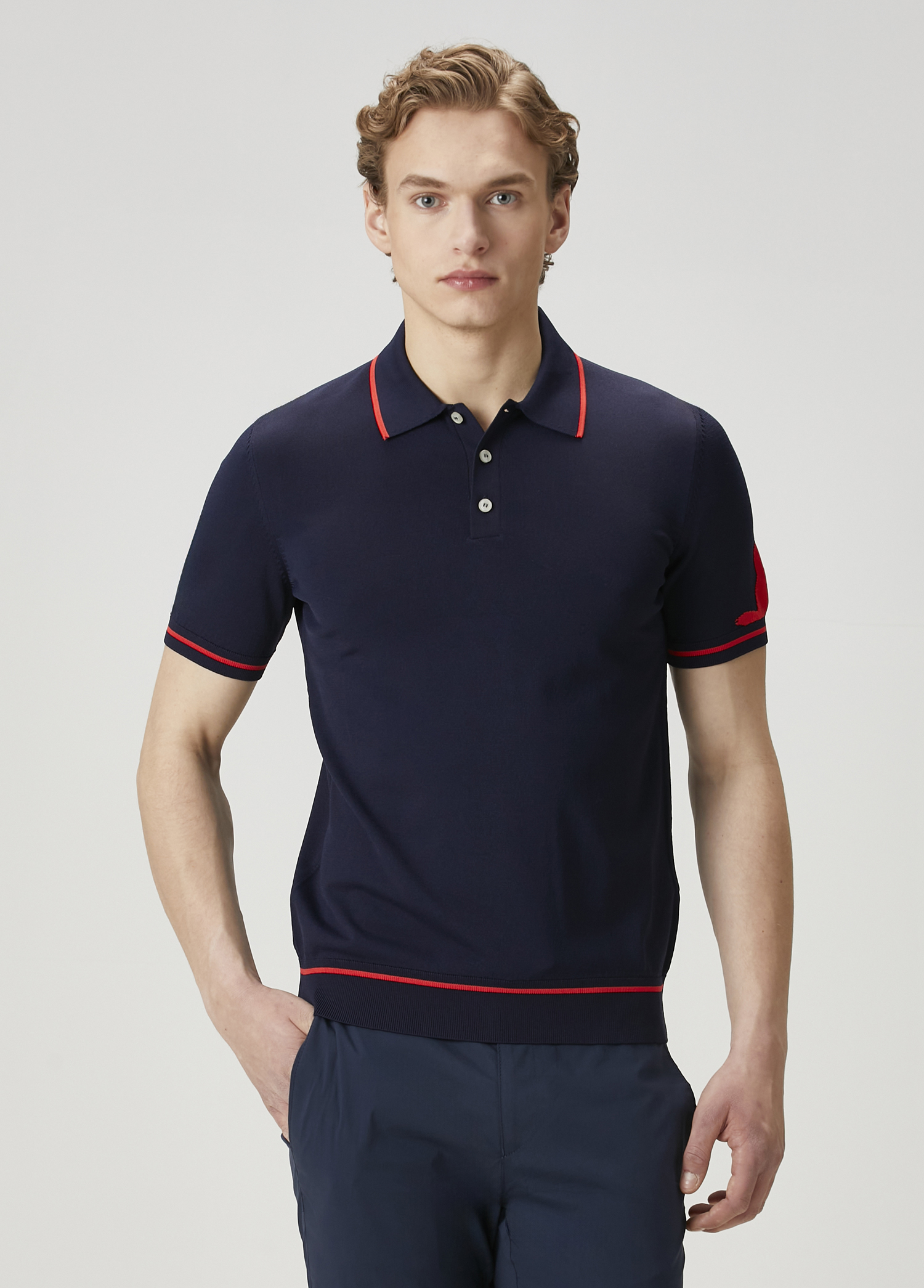 Lacivert Polo Triko_1