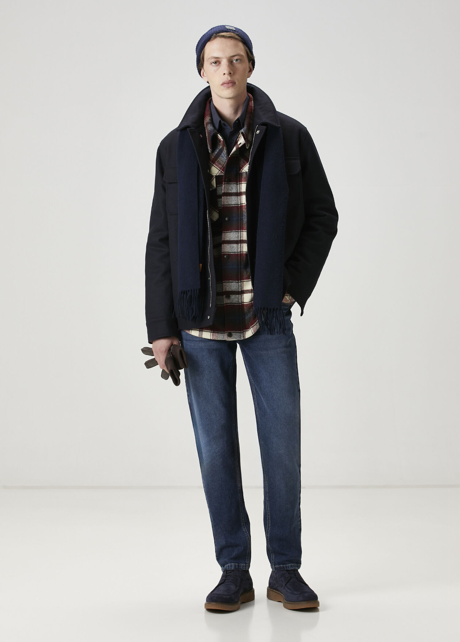 Mavi Yıkamalı Slim Fit Jean Pantolon