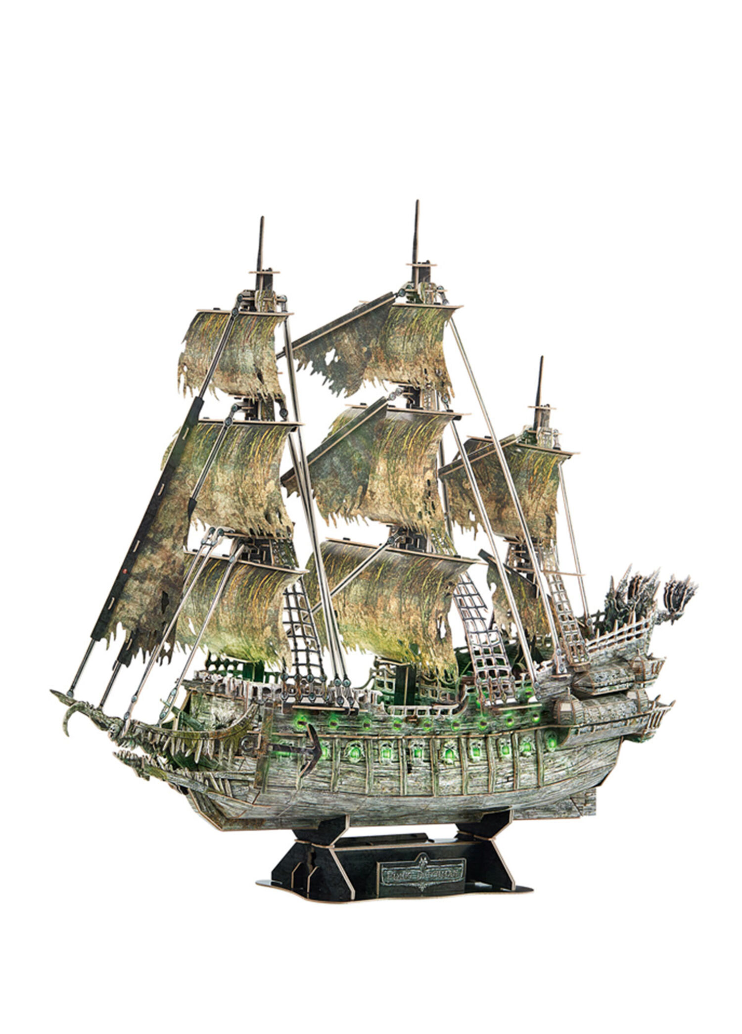 Uçan Hollandalı Korsan Gemisi Led Işıklı 3D Puzzle 360 Parça