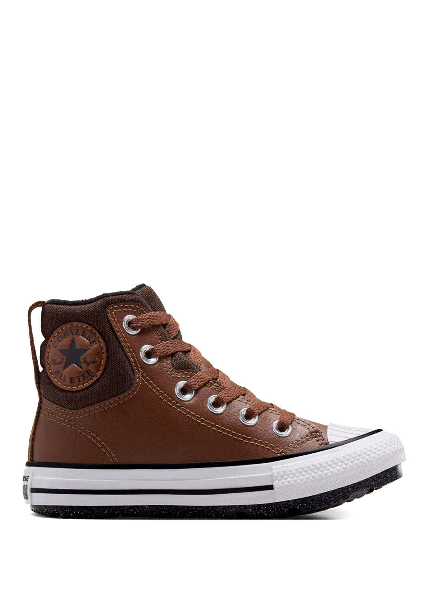 Chuck Taylor All Star Berkshire Kahverengi Deri Çocuk Bot