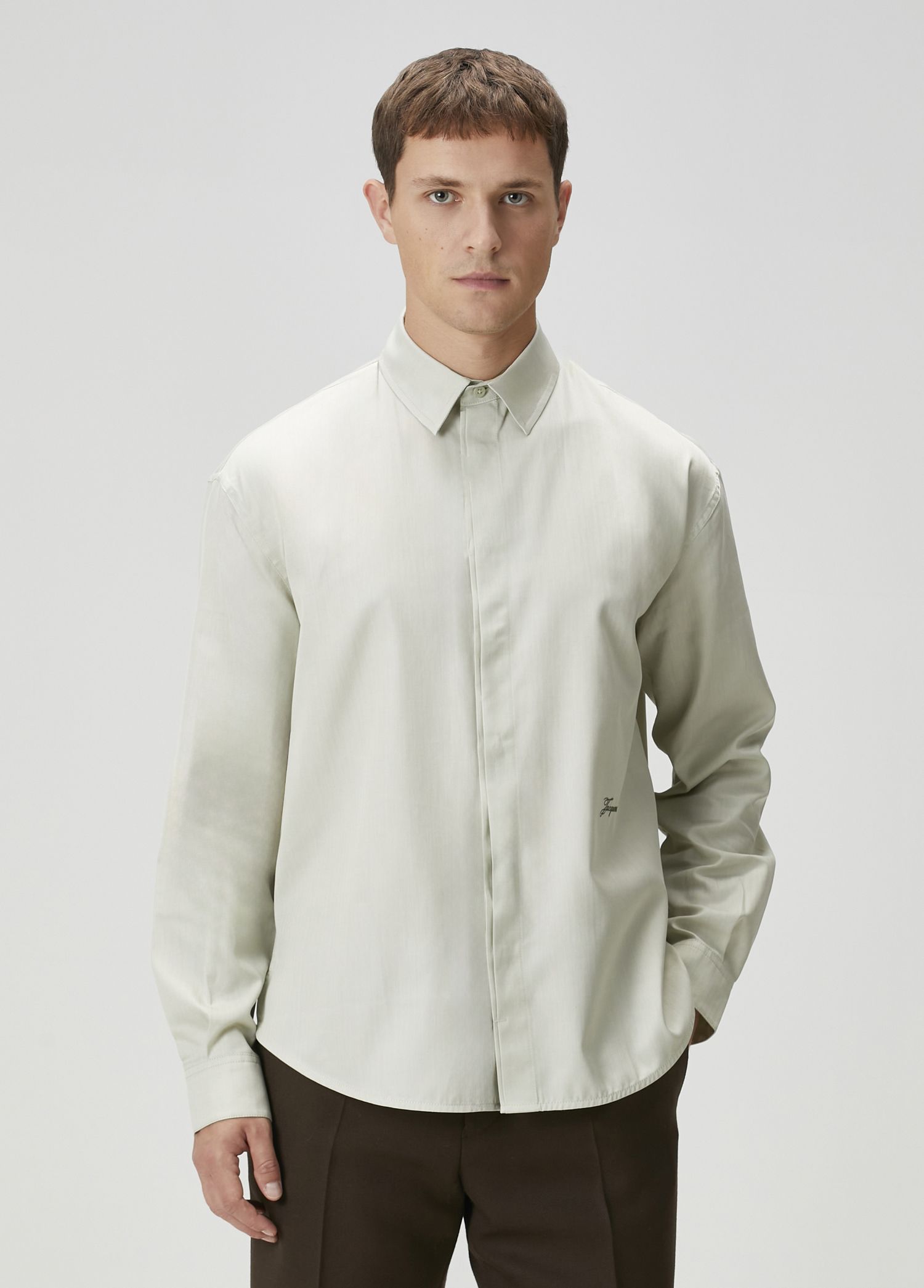 1823402 Light Green Jacquemus Light Green Men Light Green Shirt 1823402 | Beymen
