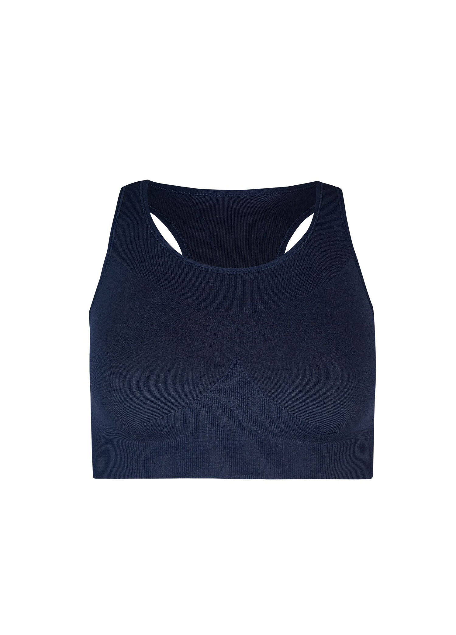 Stamina Seamless Sports Fitness Bra Mavi Kadın Spor Atlet