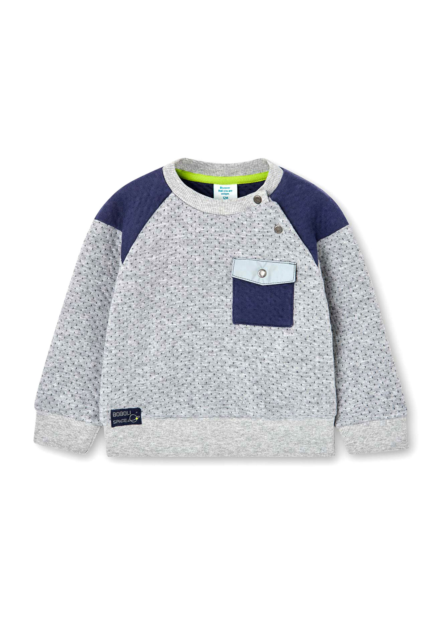 Gri Erkek Çocuk Sweatshirt