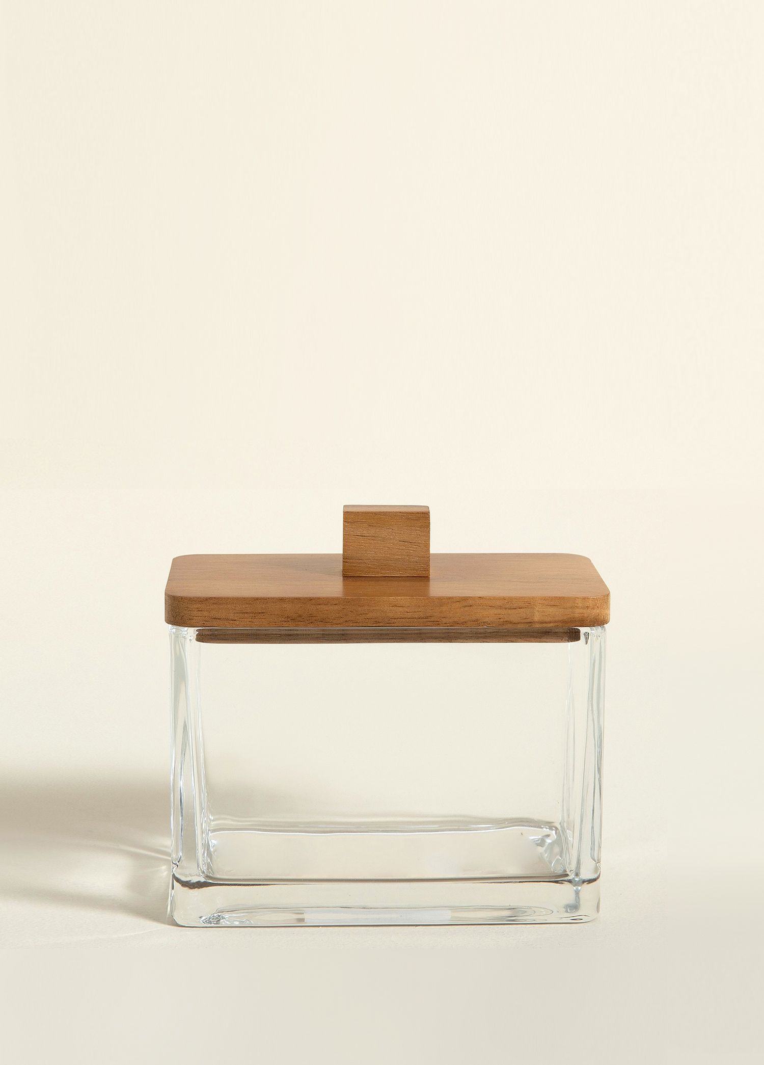 Chakra - Chopro Transparent Glass Cotton Container