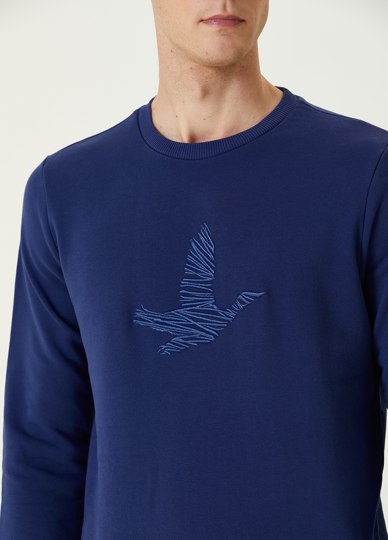 Saks Logo Nakışlı Sweatshirt_3