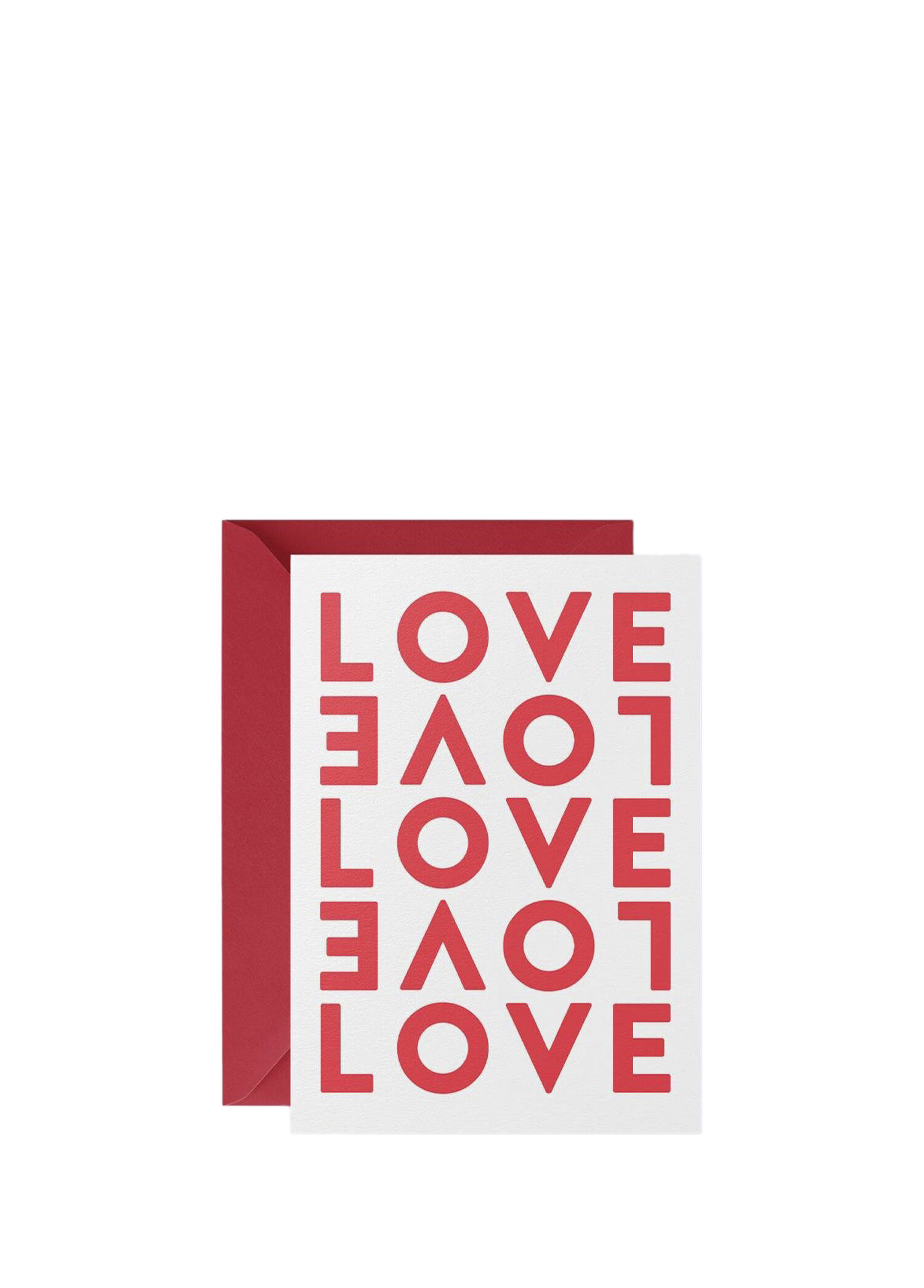 Love Zarflı Tebrik Kartı