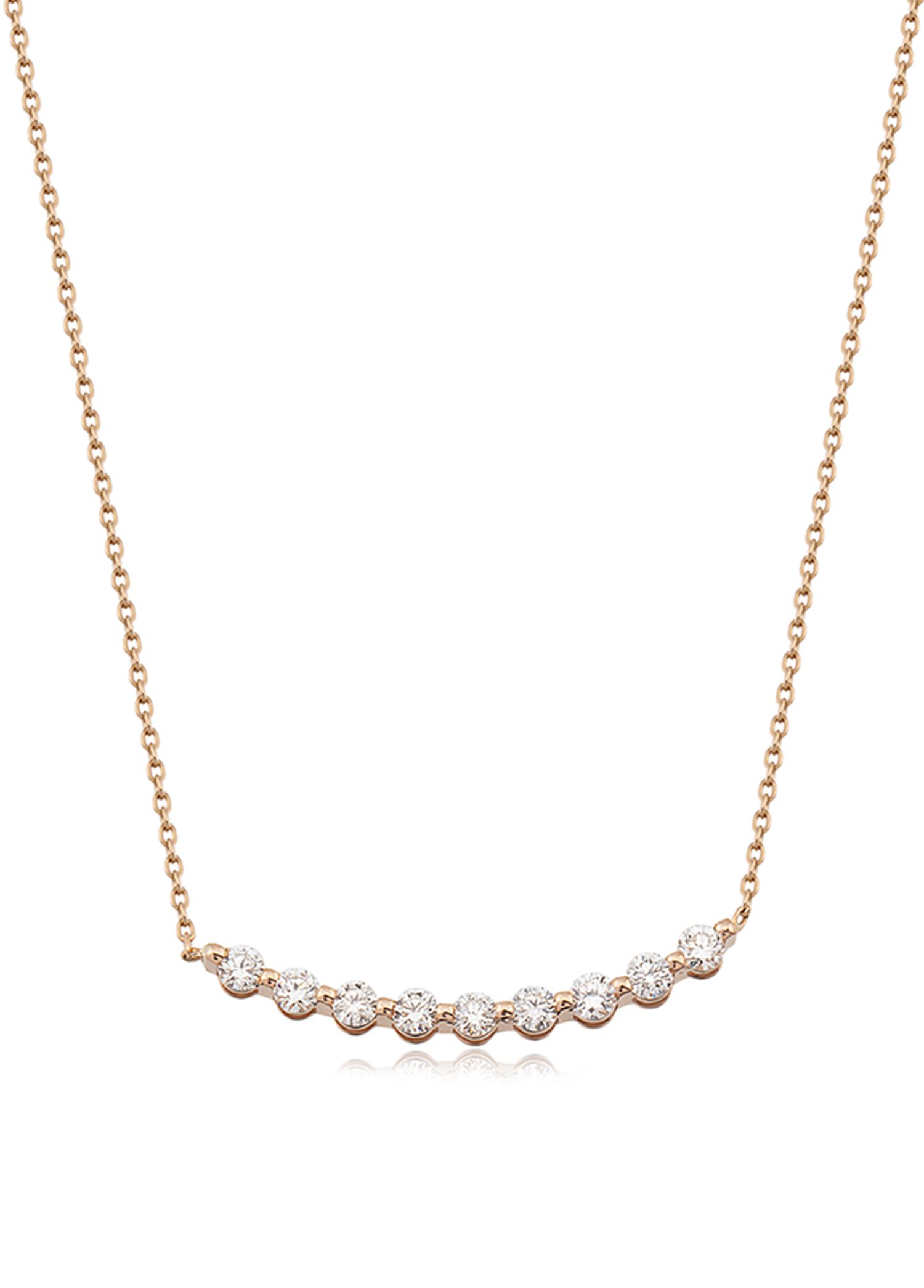 Sybell SYBELL - Diamonds Women's Gold Necklace