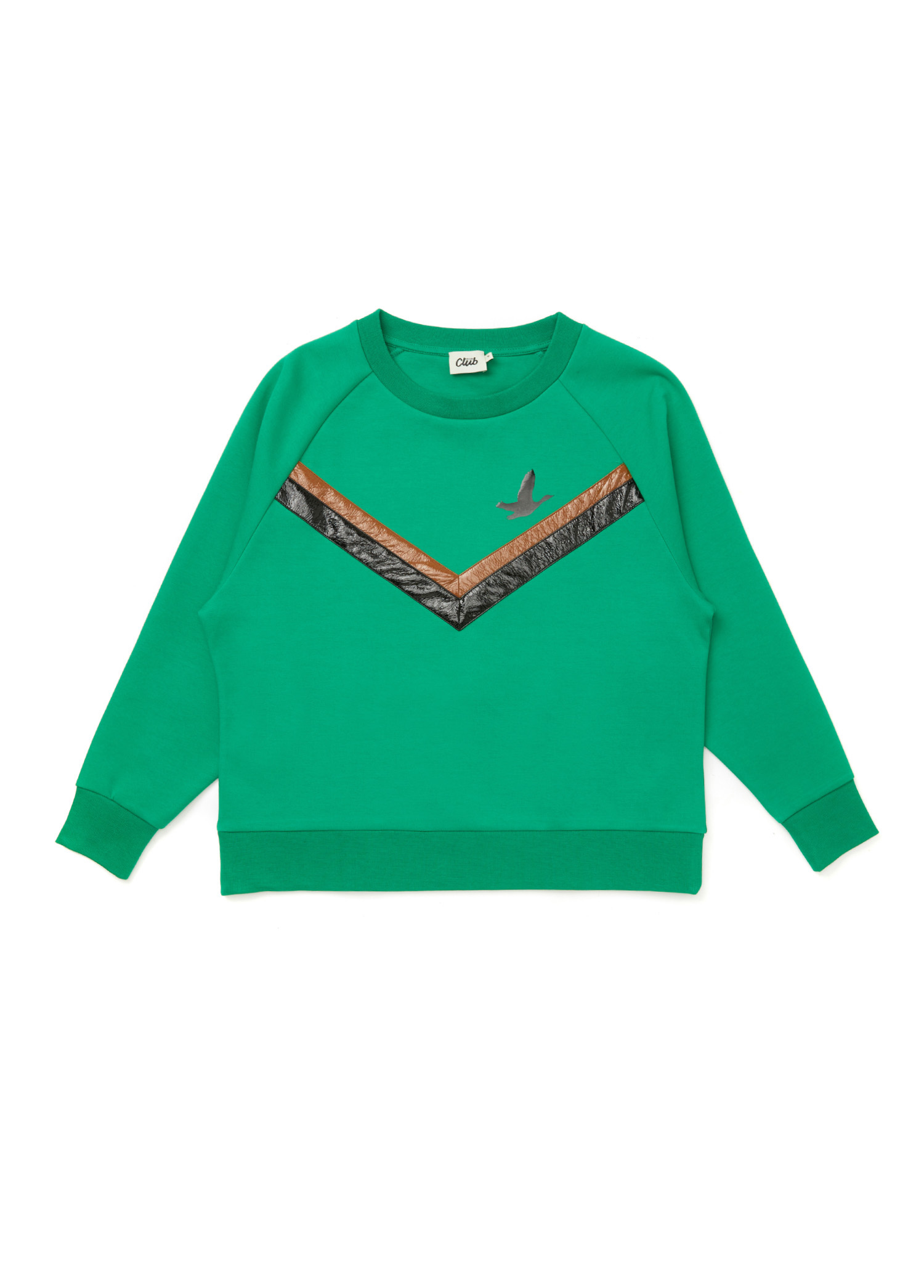 Yeşil Çift Şeritli Sweatshirt_6