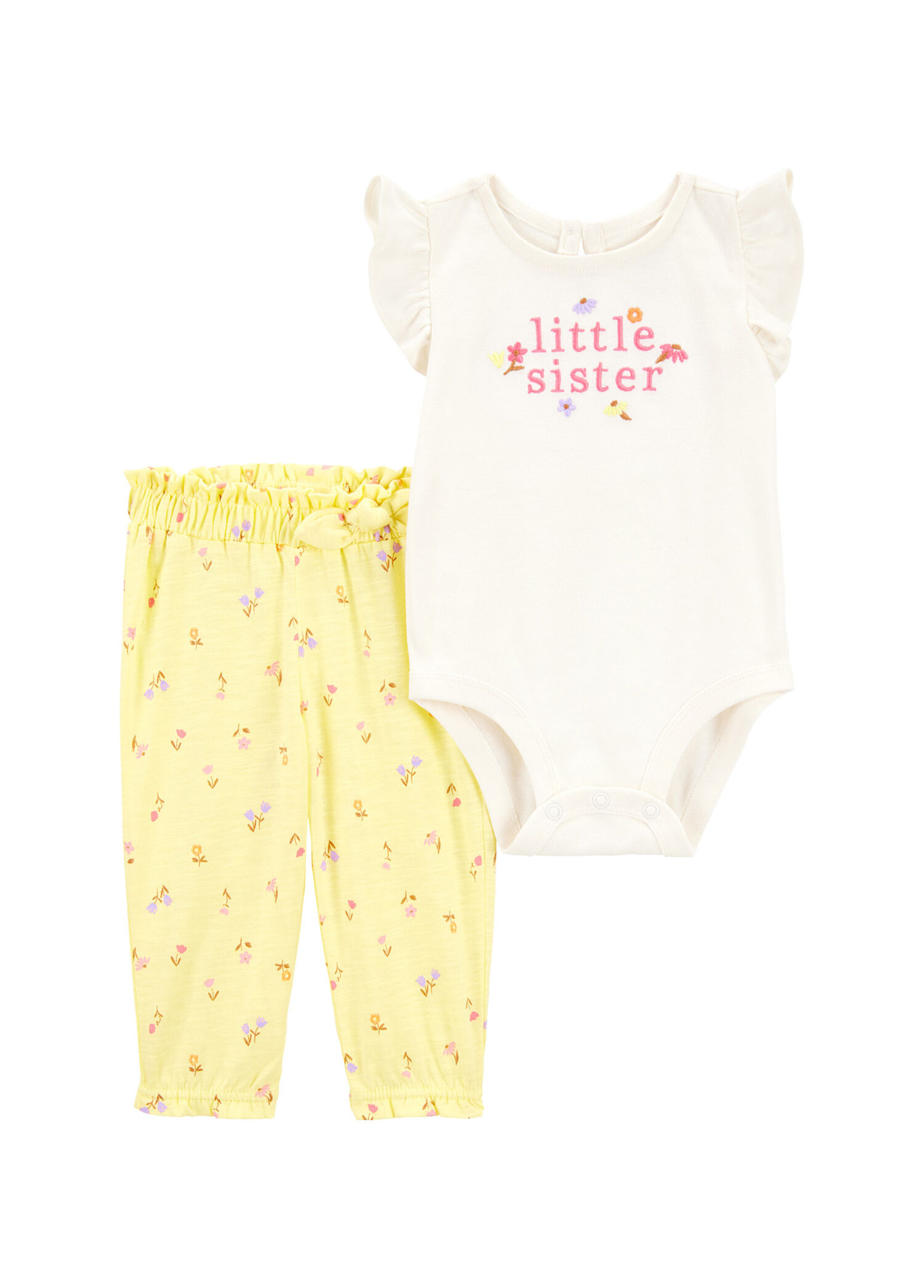 Body Pantolon Kız Bebek 2'li Set