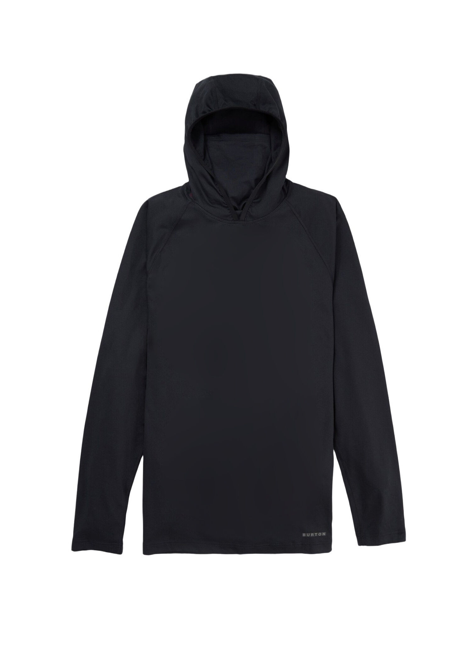 Midweight X Long Neck Hoodie Siyah Erkek İçlik Üst