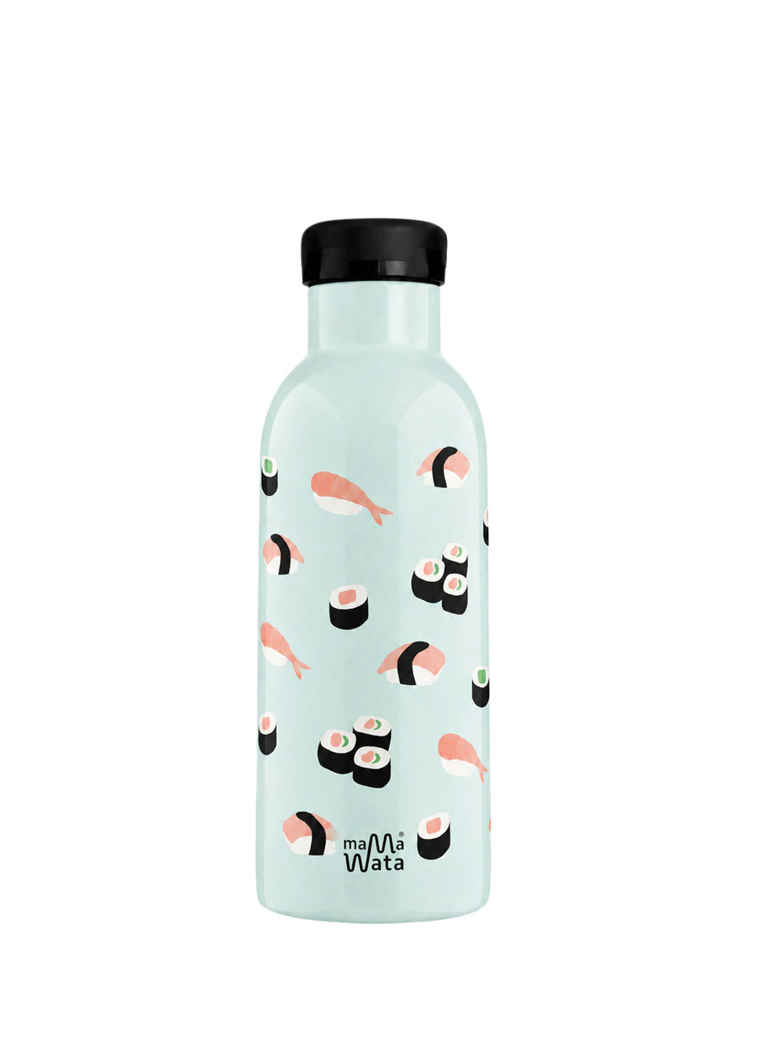 P Mamawata Sushi Nil Yesili Celik Pipetli Cocuk Termos Suluk 470 Ml