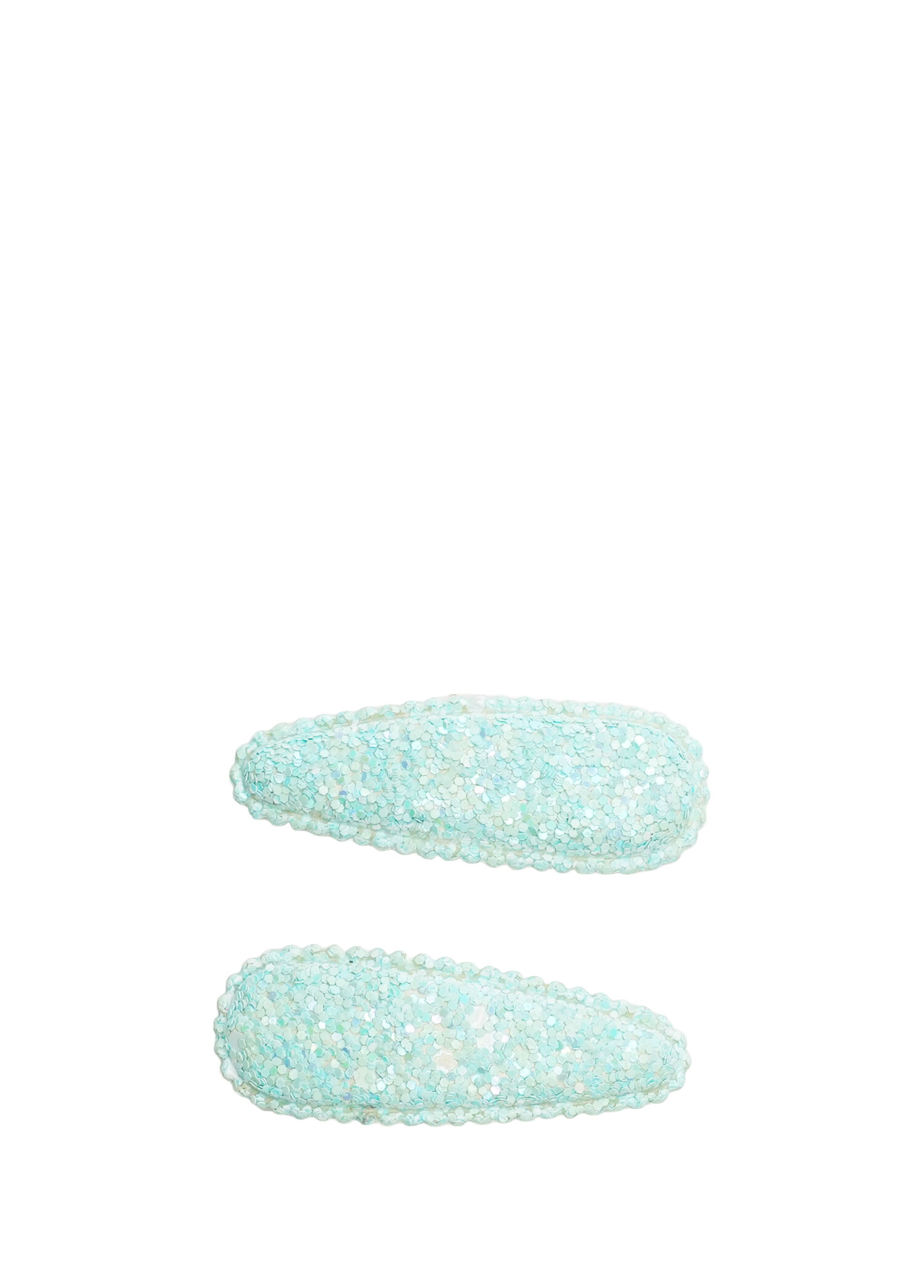 Glitter Turkuaz 2'li Kız Çocuk Mini Klips Toka