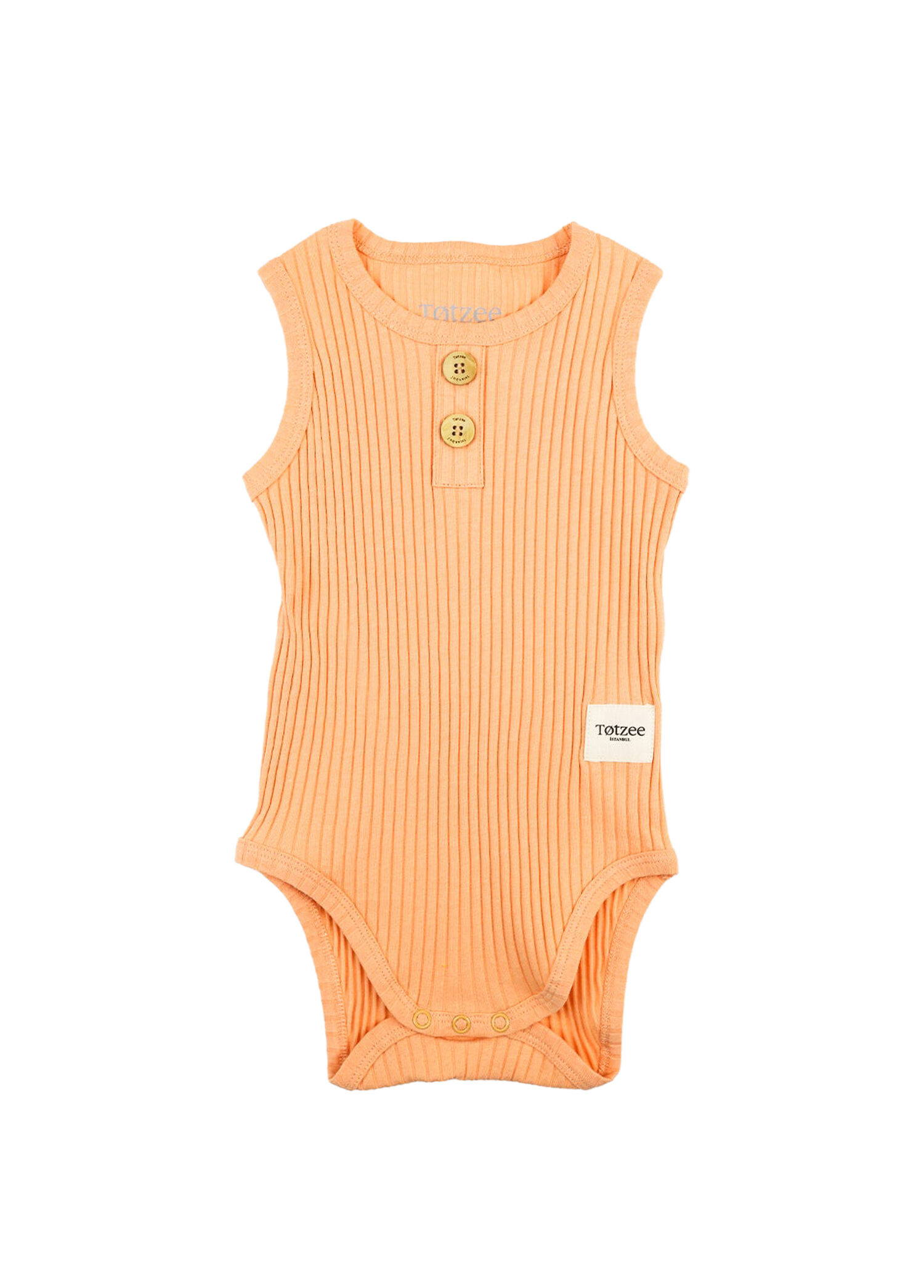 Somon Fitilli Kolsuz Unisex Bebek Body