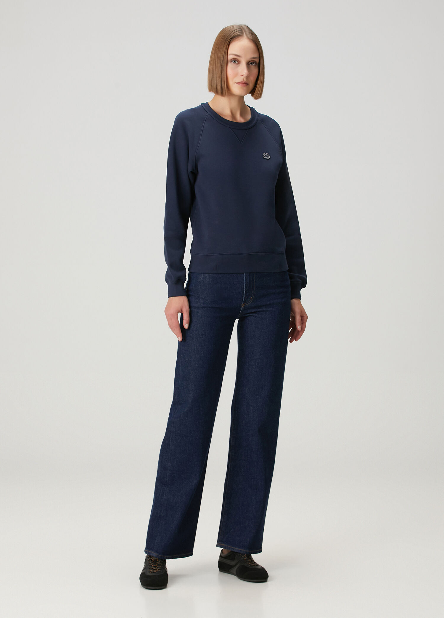 Kenzo Lacivert Kadın Boke Flower Lacivert Sweatshirt 1886143 | Beymen