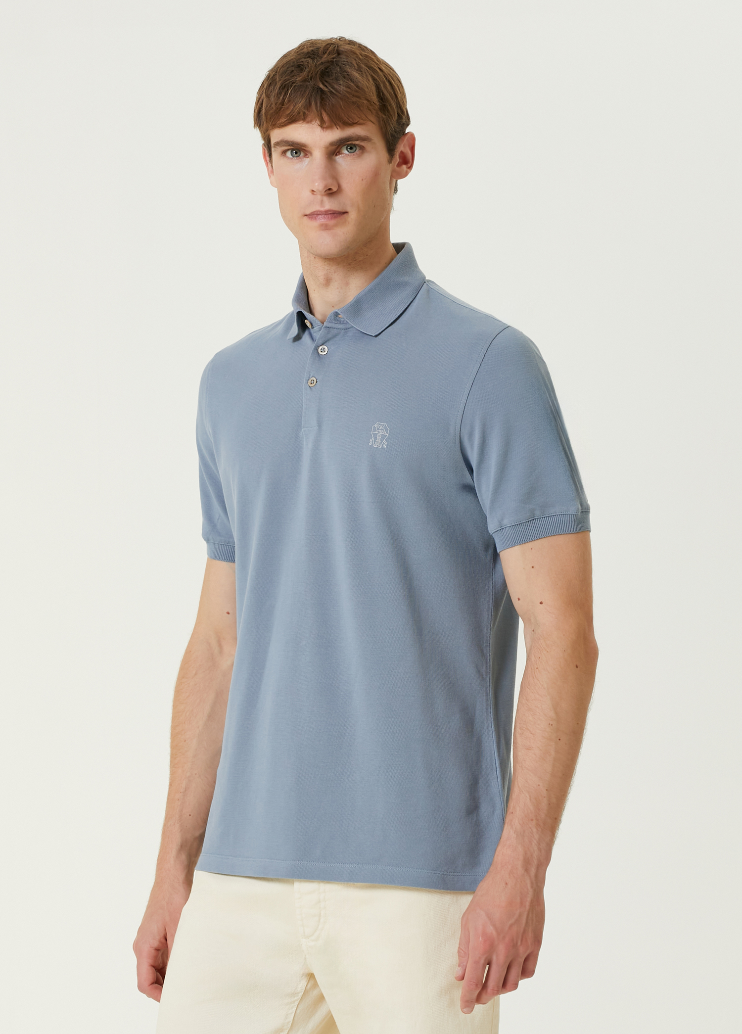 Açık Mavi Polo T-shirt