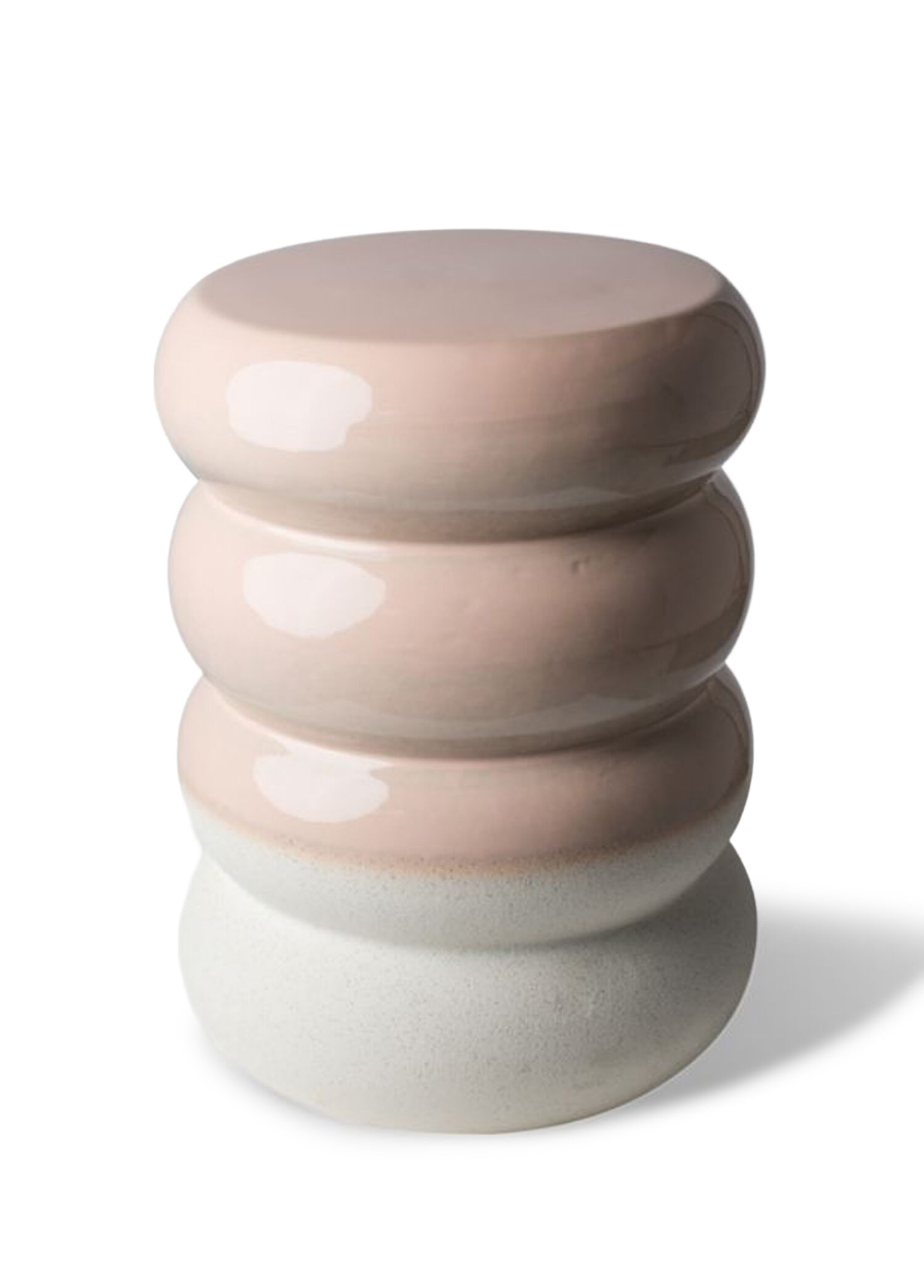 Pembe Krem Seramik Sehpa