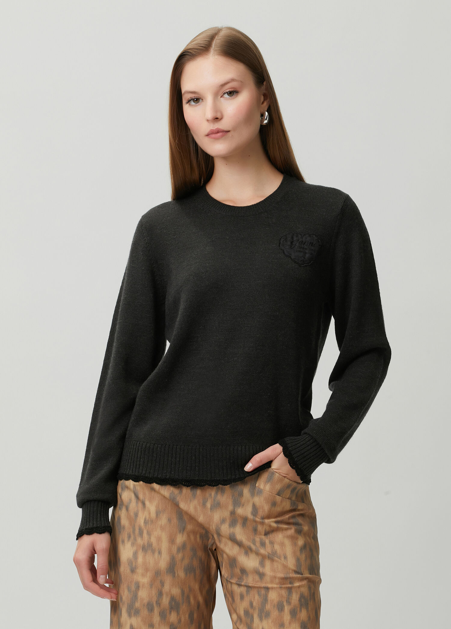 Anthracite Wool Sweater
