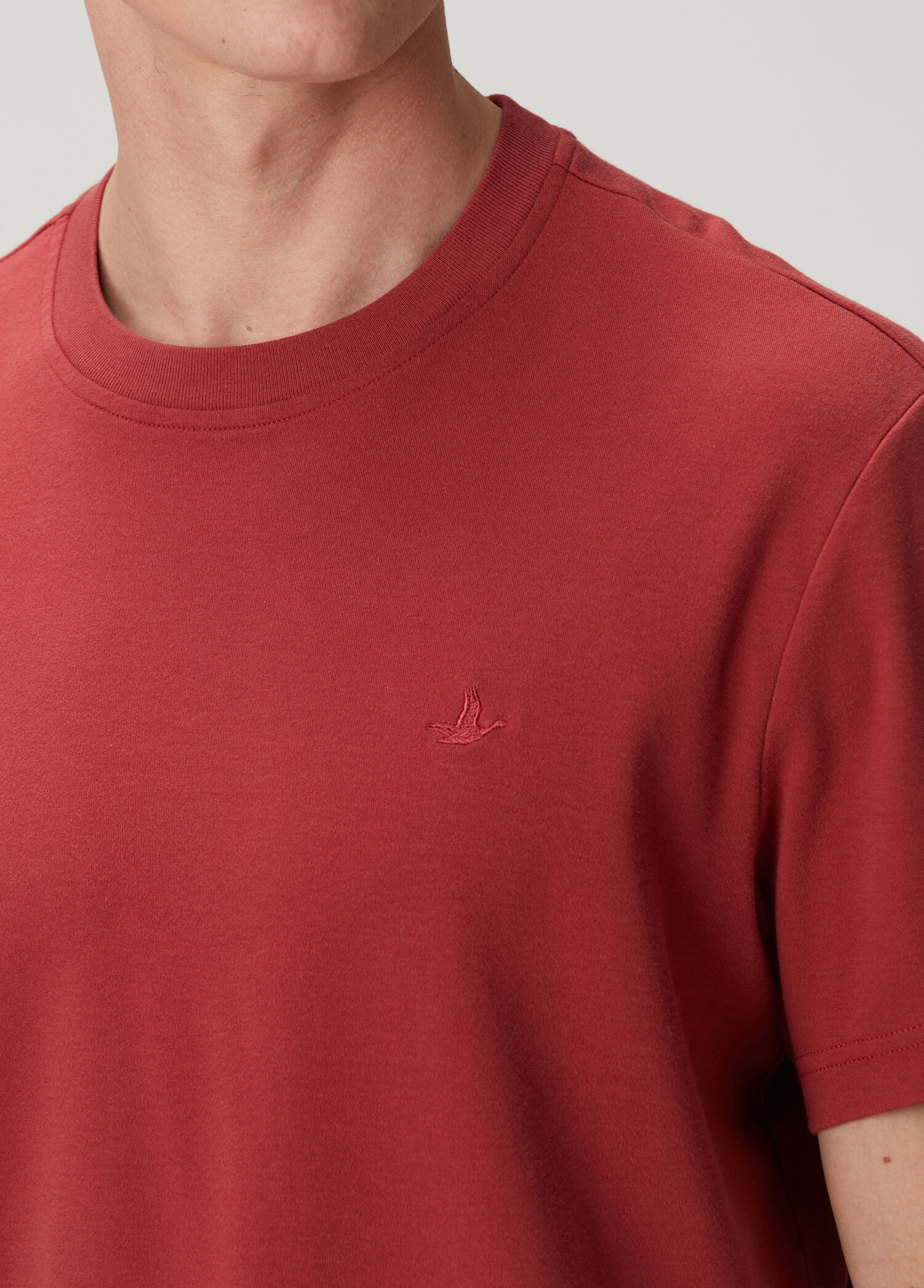 Beymen Club Mürdüm Erkek Mürdüm Relax Fit Interlock Basic T-shirt