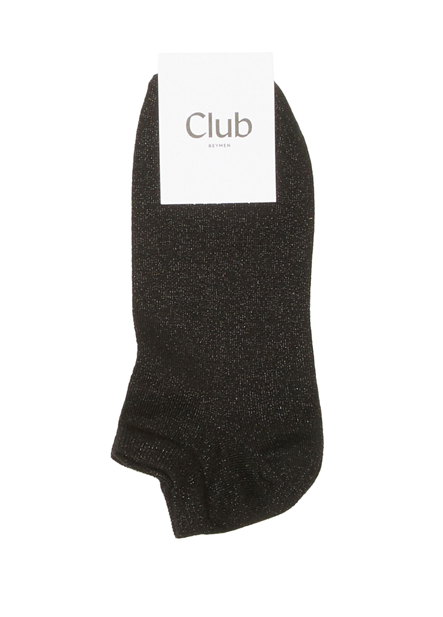 Black Women's Glitter Socks
