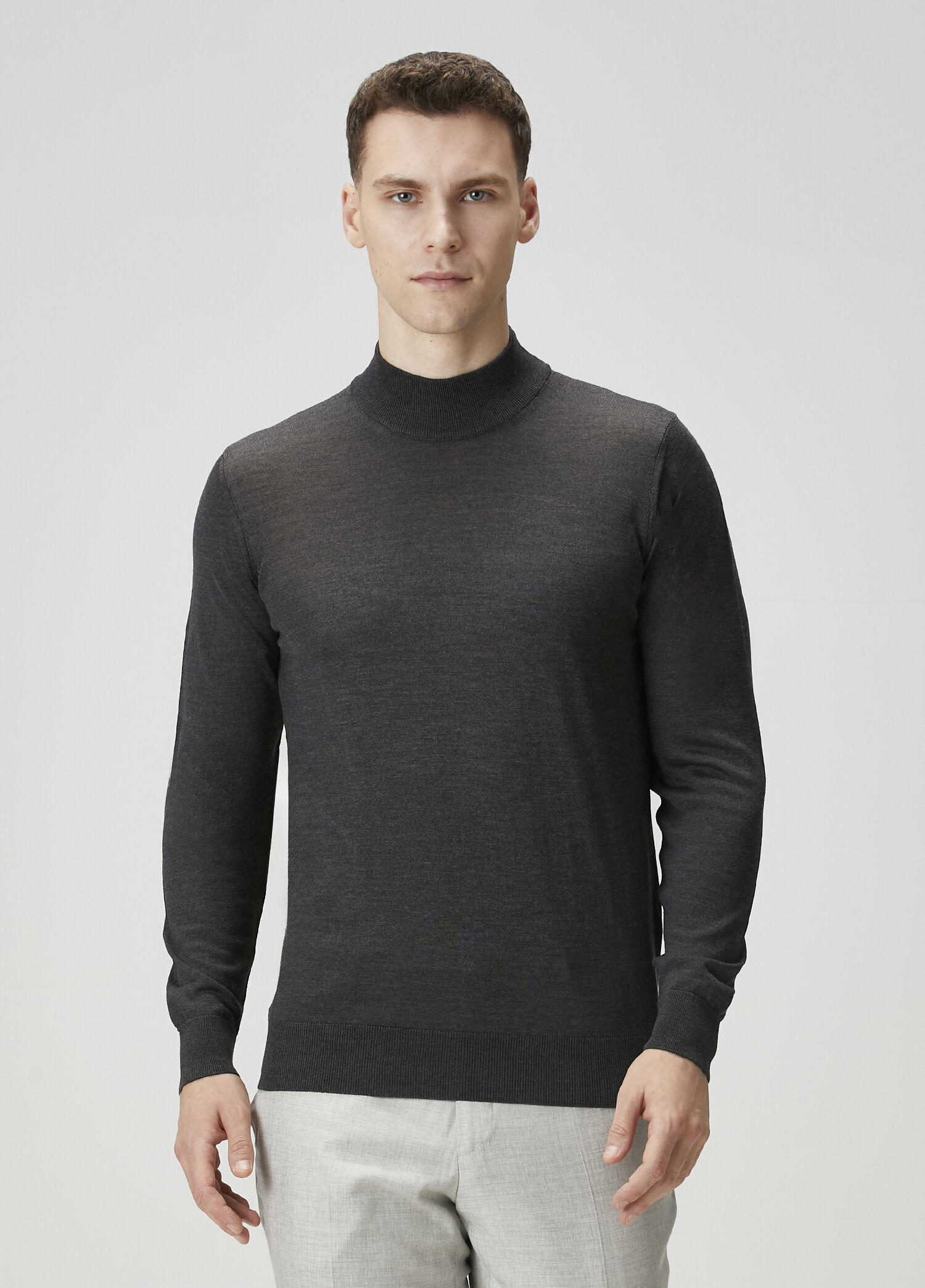 Dark Grey Wool Sweater