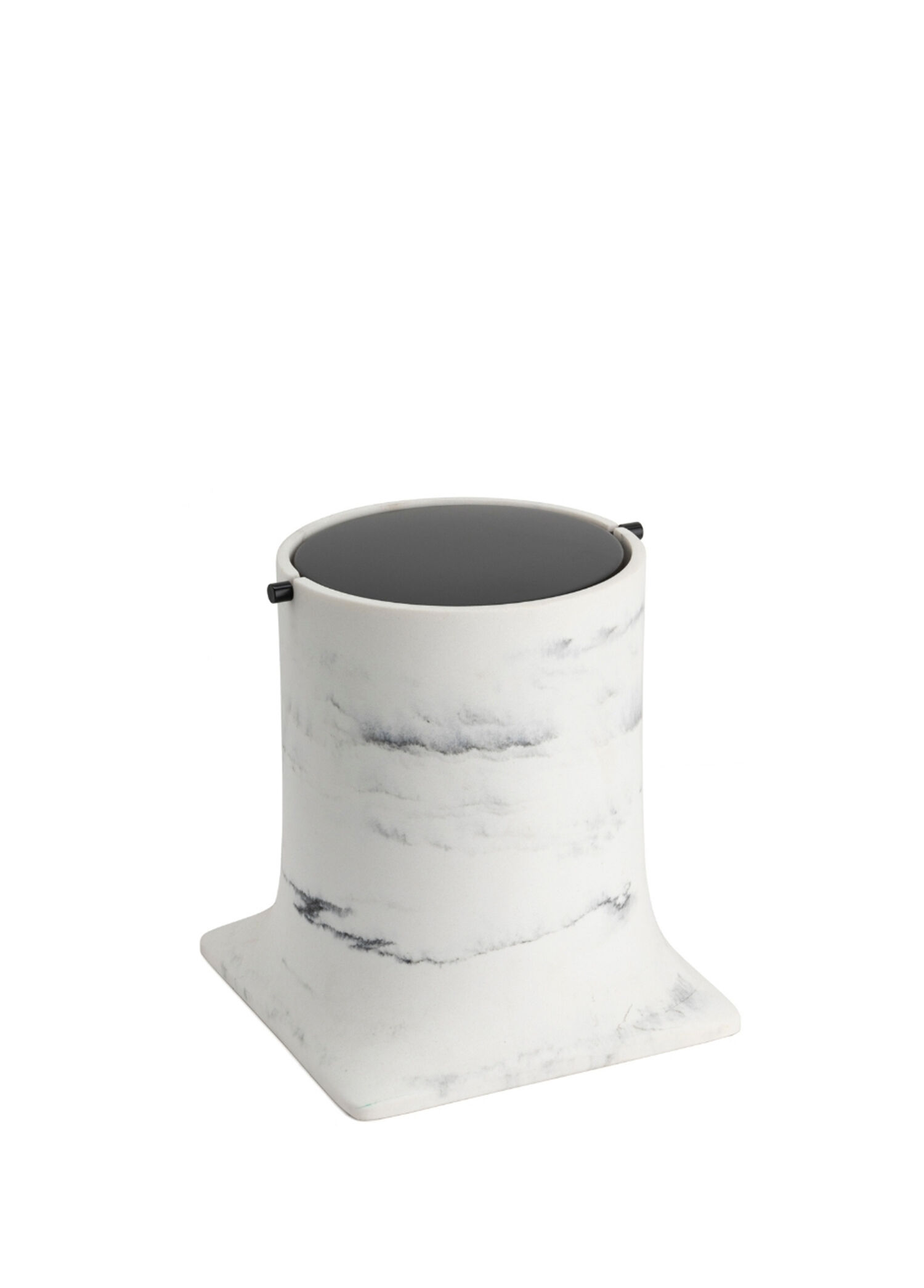 Mermer Desenli Banyo Çöp Kovası 4 Lt