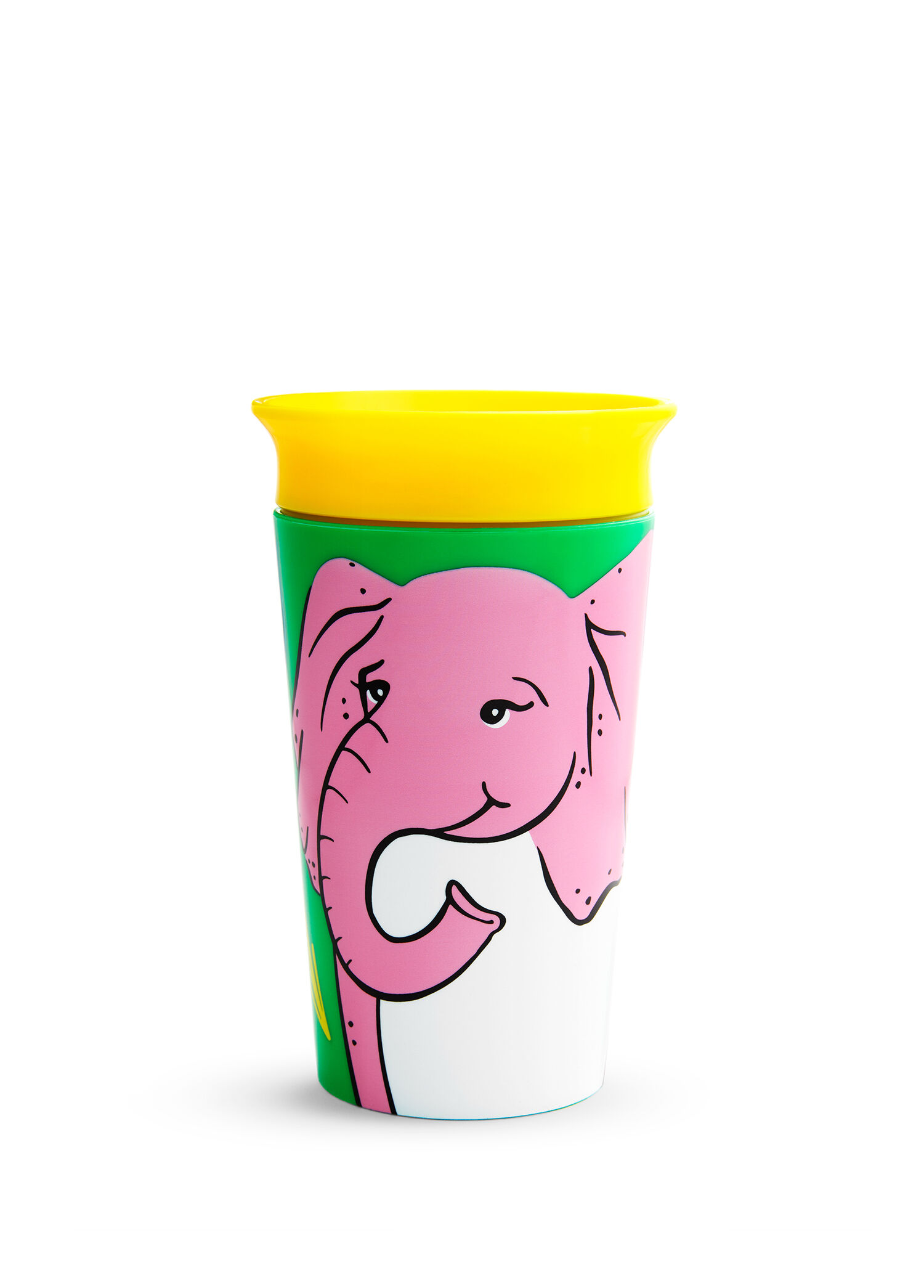 Miracle 360° WildLove Yeşil Fil Figürlü Alıştırma Bardağı 266 ml