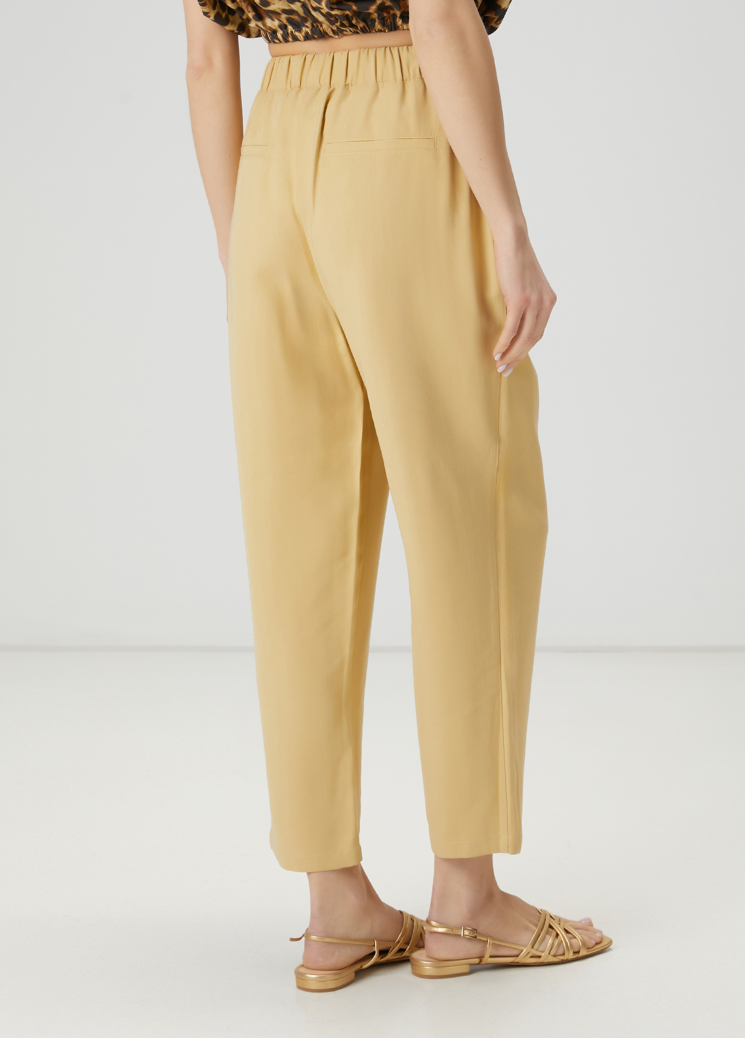 Krem Twill Pijama Pantolon_3