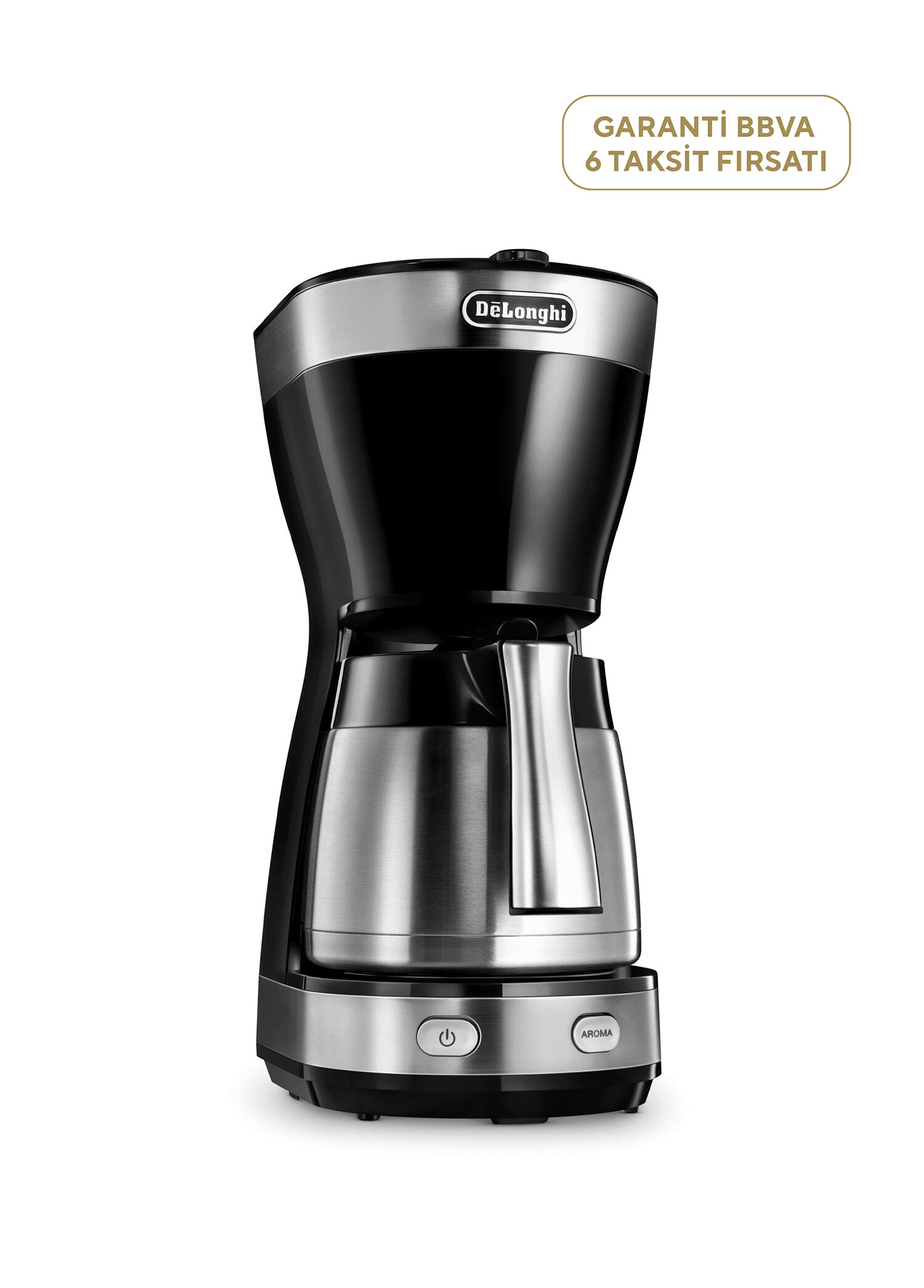 P Delonghi Siyah Filtre Kahve Makinesi Icm 16710