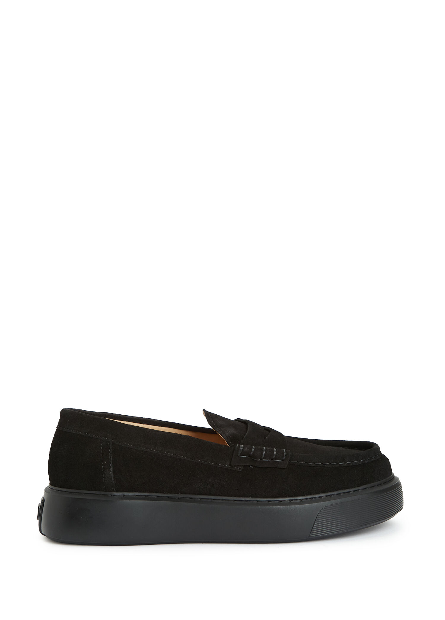 Siyah Erkek Süet Loafer